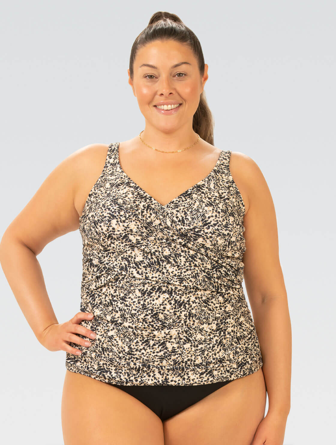 Animal print tankinis shop