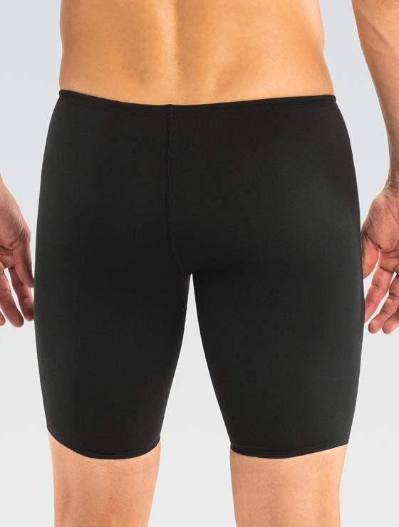 Men's XtraSleek Spandex Solid Black Team Jammer : 8900L-790