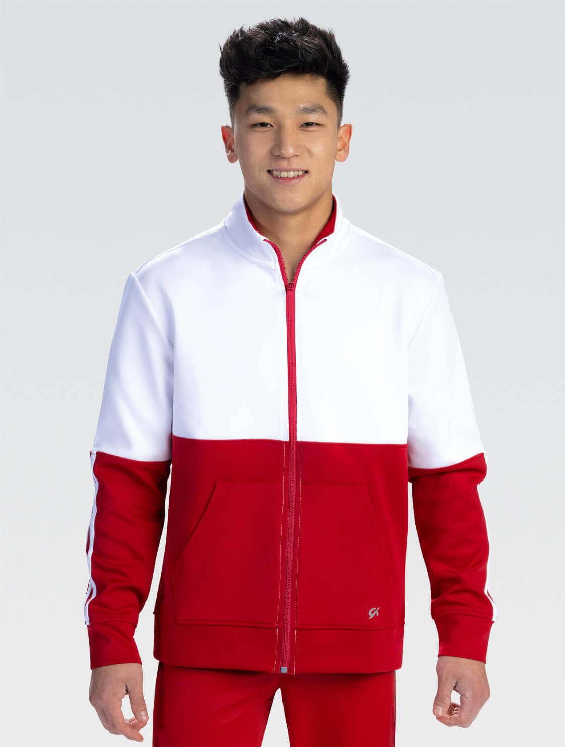 Classic thick colorblock jacket outlet