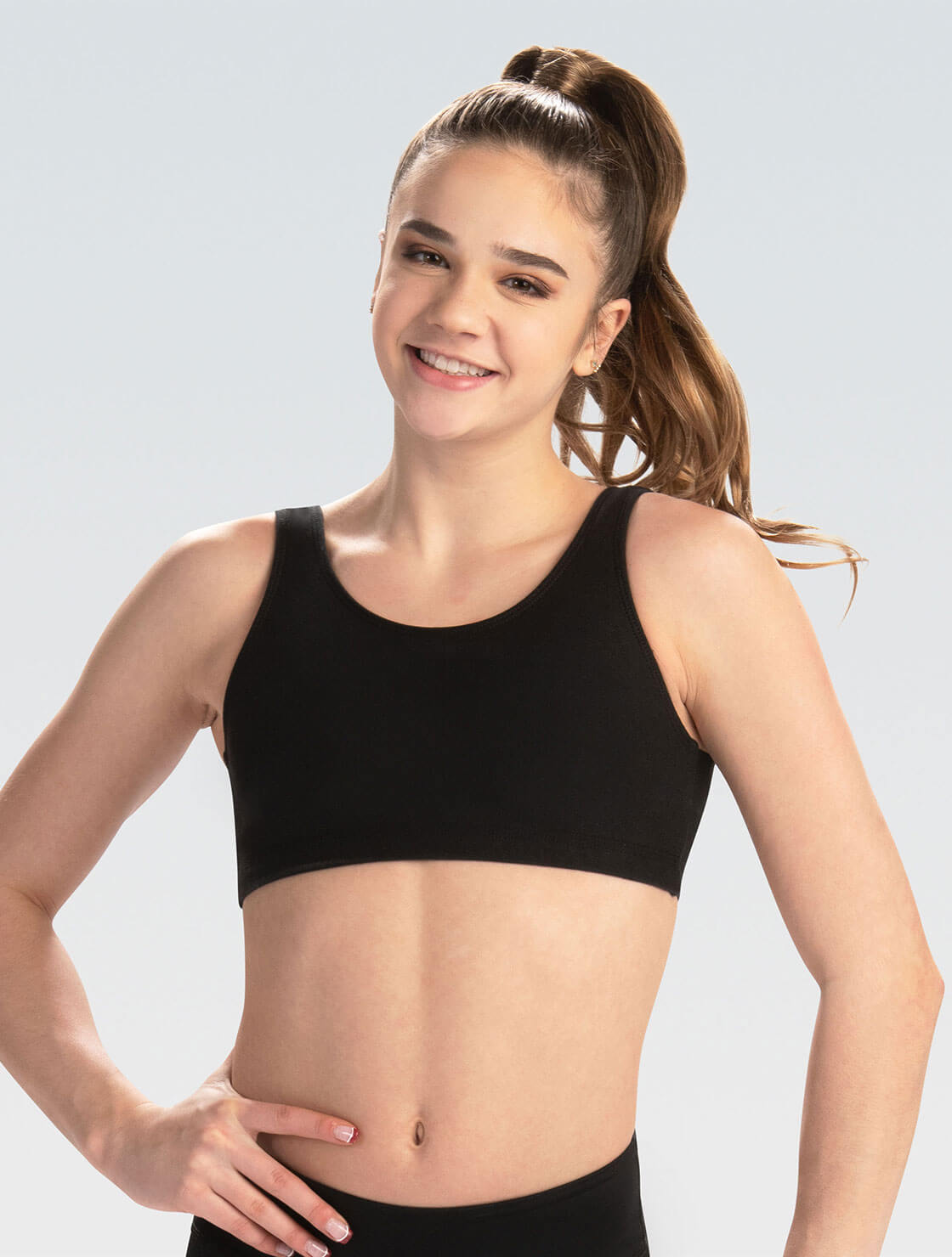 Cotton Spandex Scoop Back Sports Bra GK Elite
