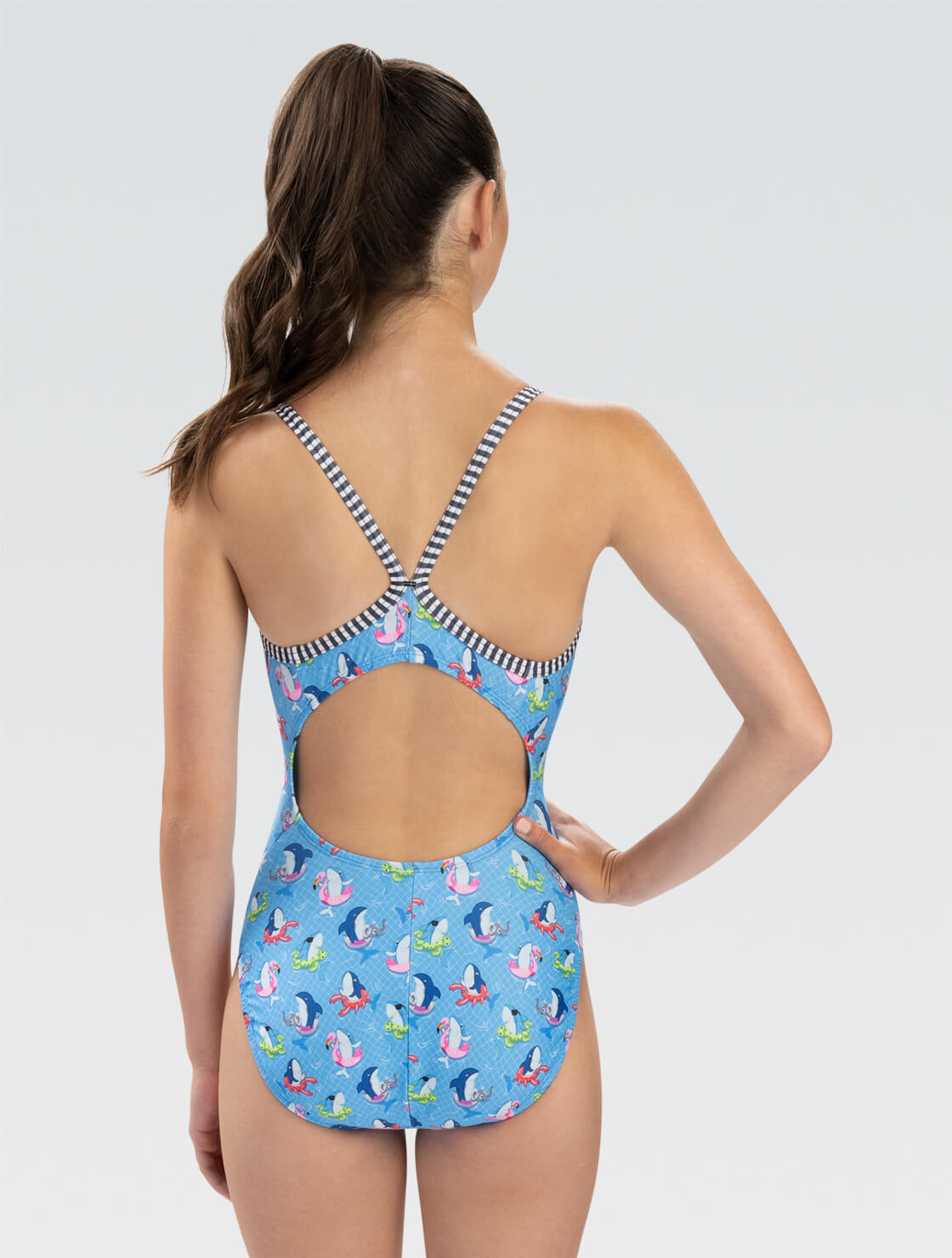 Women's Uglies Fin Floats V-Back One Piece Swimsuit – Dolfin