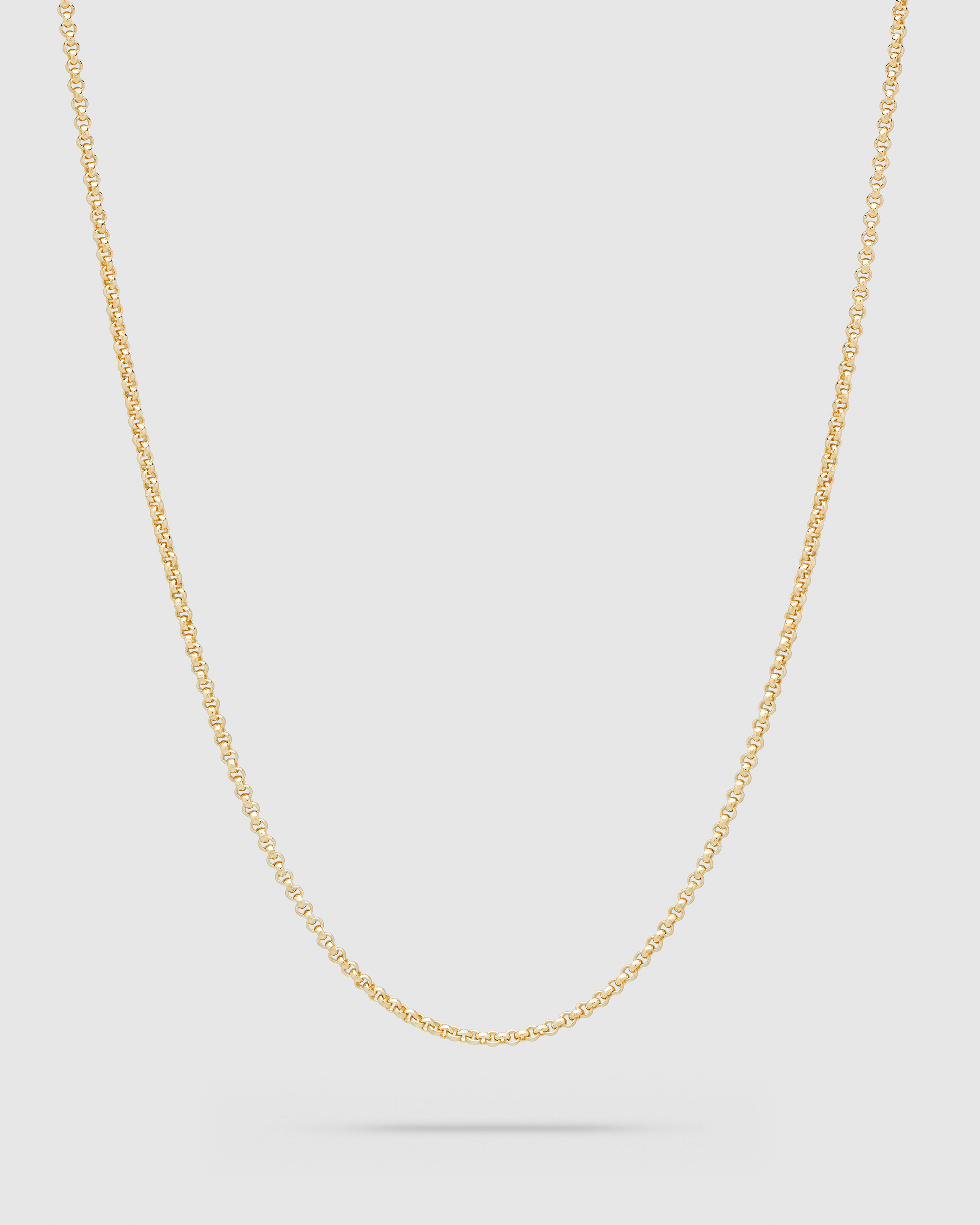 送関込【TOM WOOD】Rolo CHAIN NECKLACE Gold Rolo Chain Gold - Tom Wood Project Official Online Store