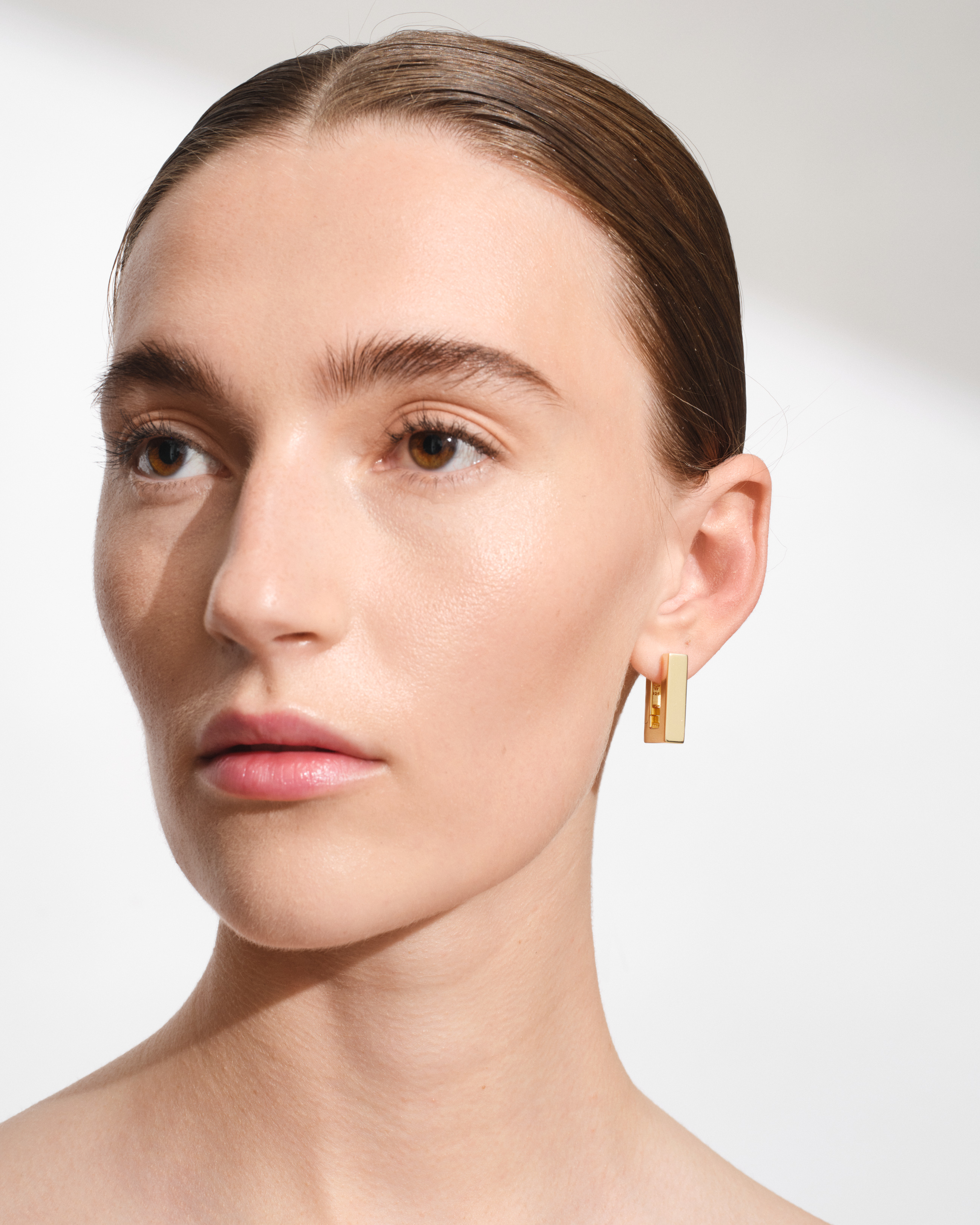 Square Hoops Gold - Tom Wood Project Official Online Store