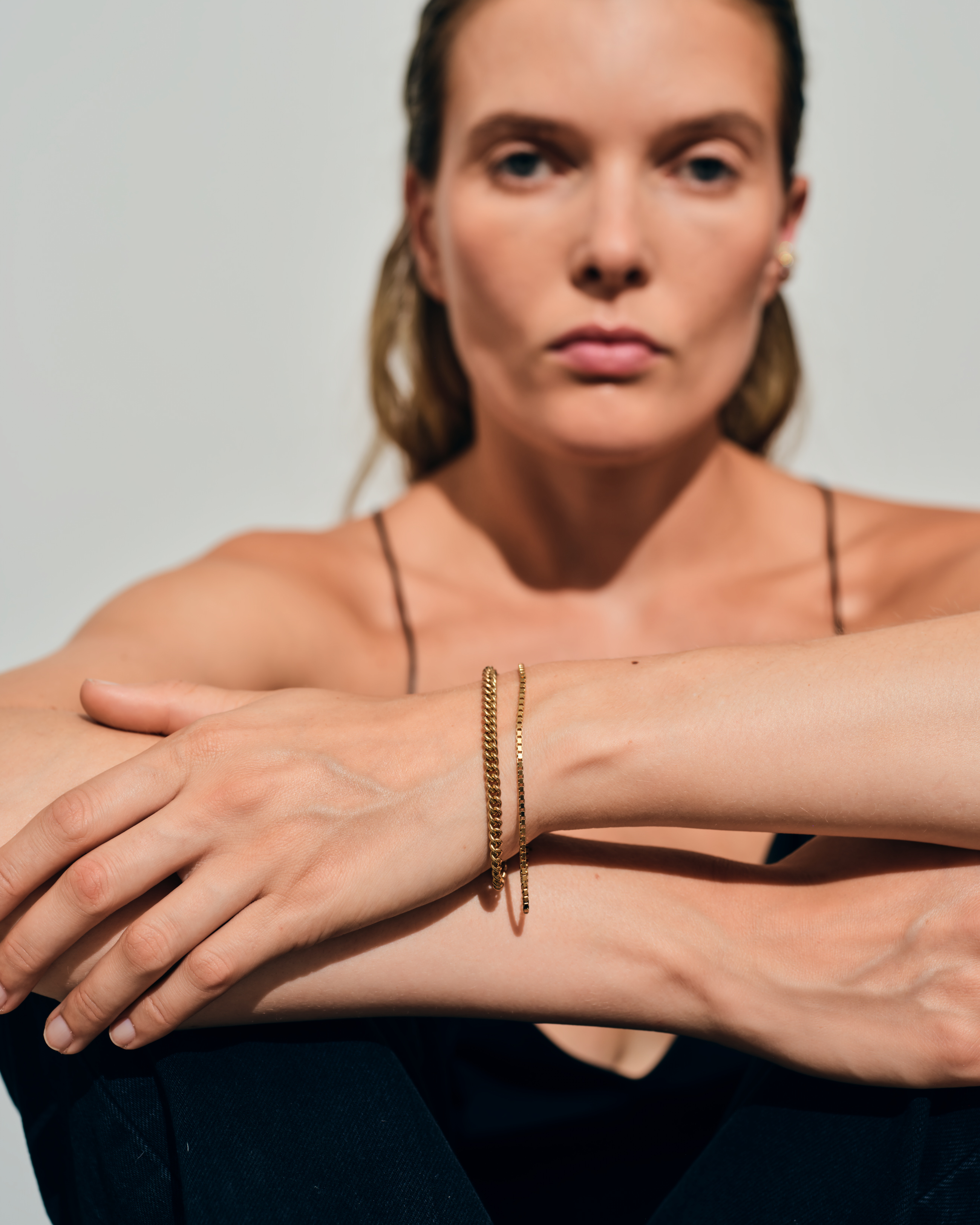 Square Bracelet Gold - Tom Wood Project Official Online Store
