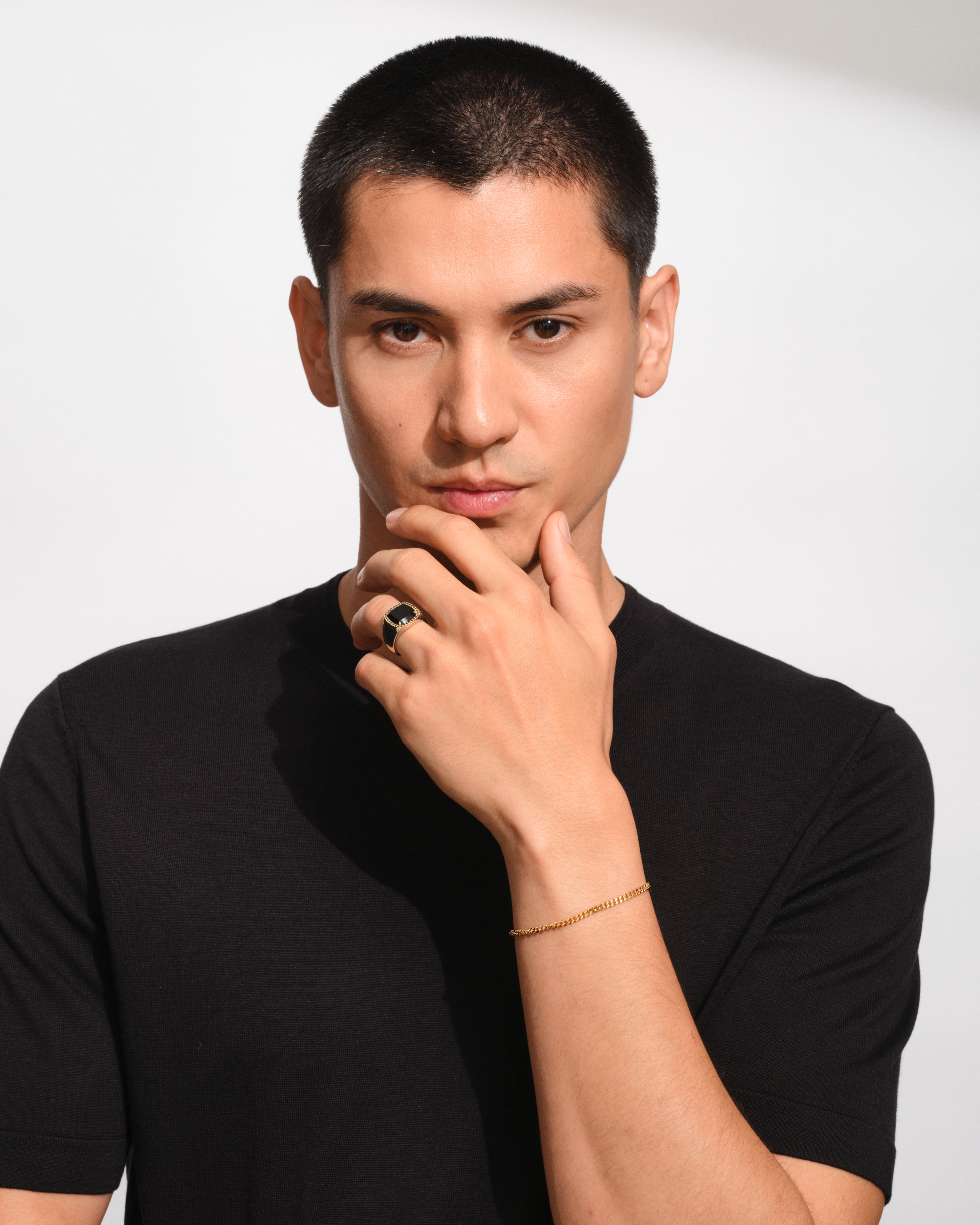 Curb Bracelet M Gold - Tom Wood Project Official Online Store