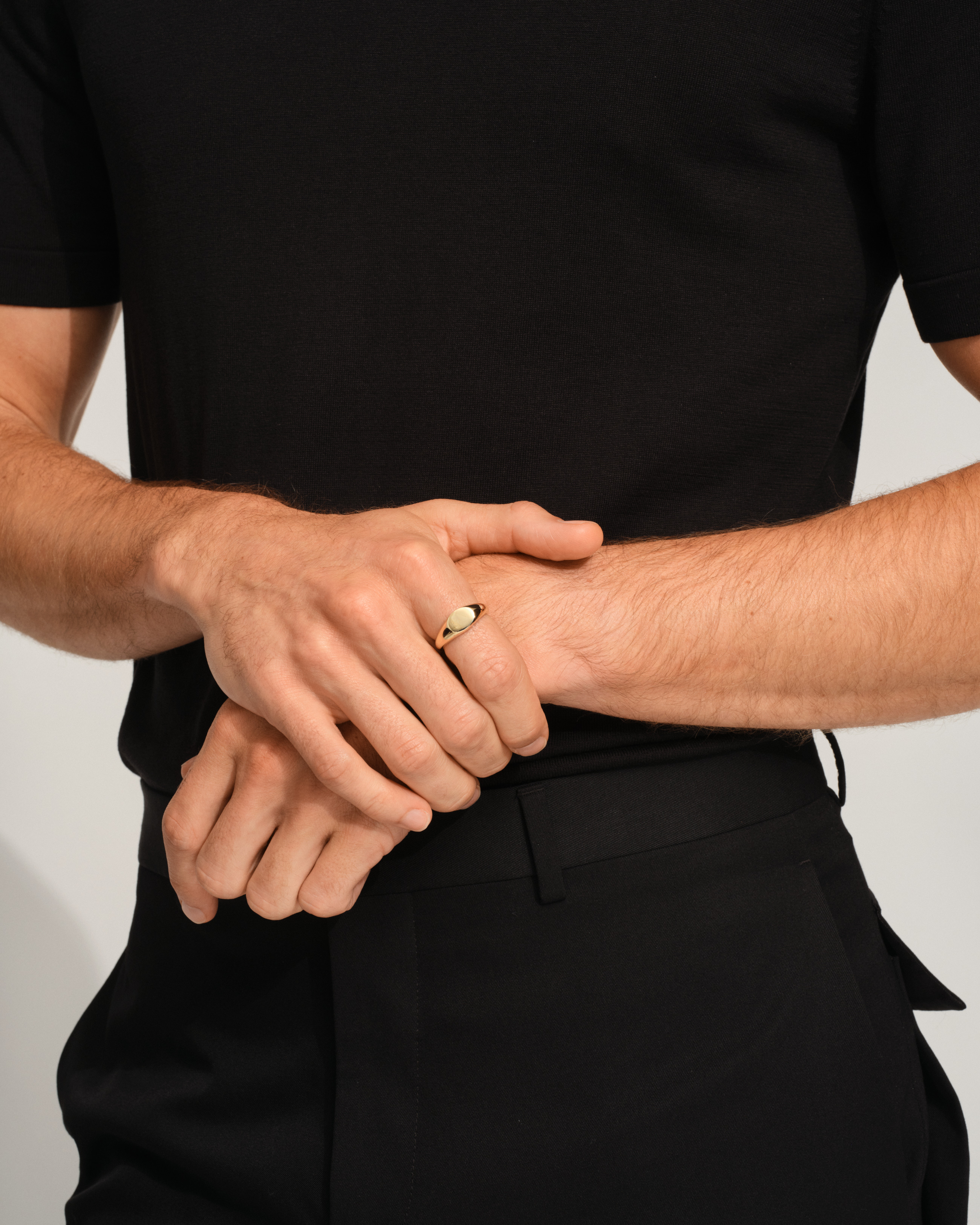 Classic Band Slim Polished Gold - Tom Wood Project Official Online