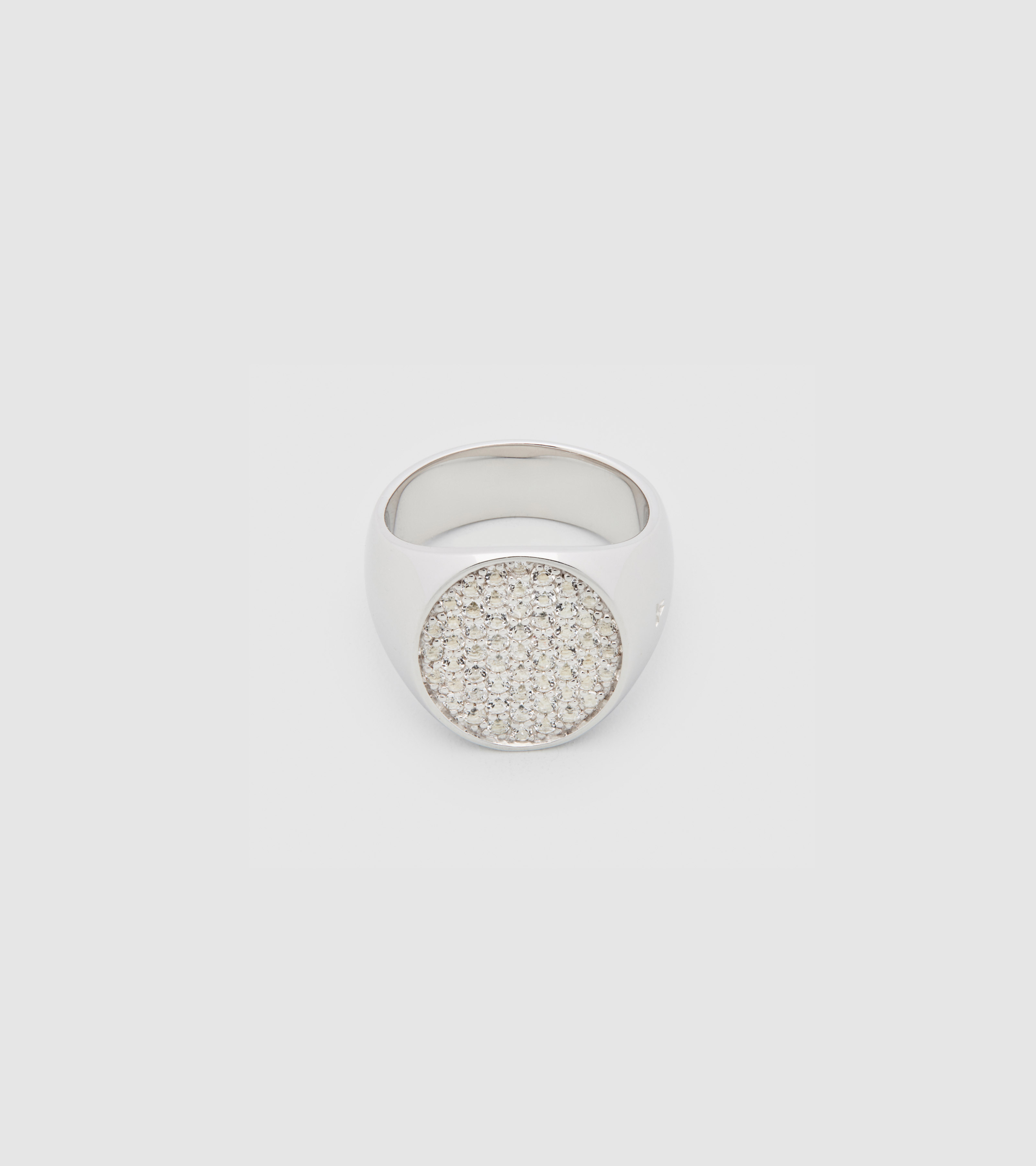 Pinkie Oval White Topaz - Tom Wood Project Official Online Store