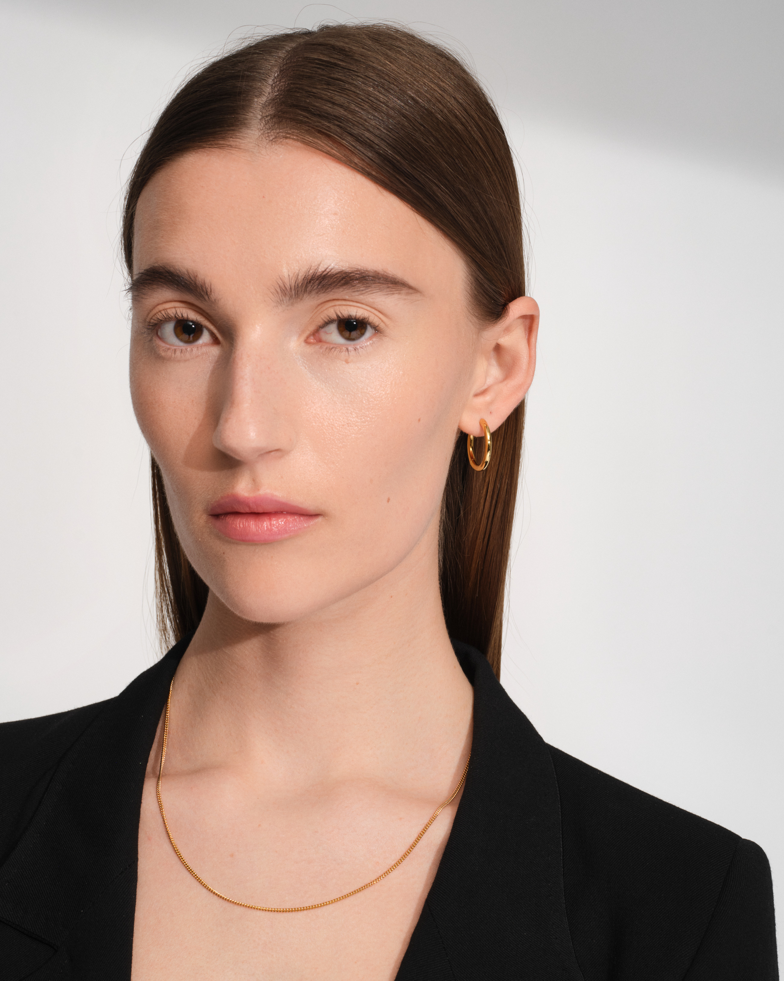 正規激安 Wood Tom - Gold Medium Hoop Classic Project Online Official アクセサリー