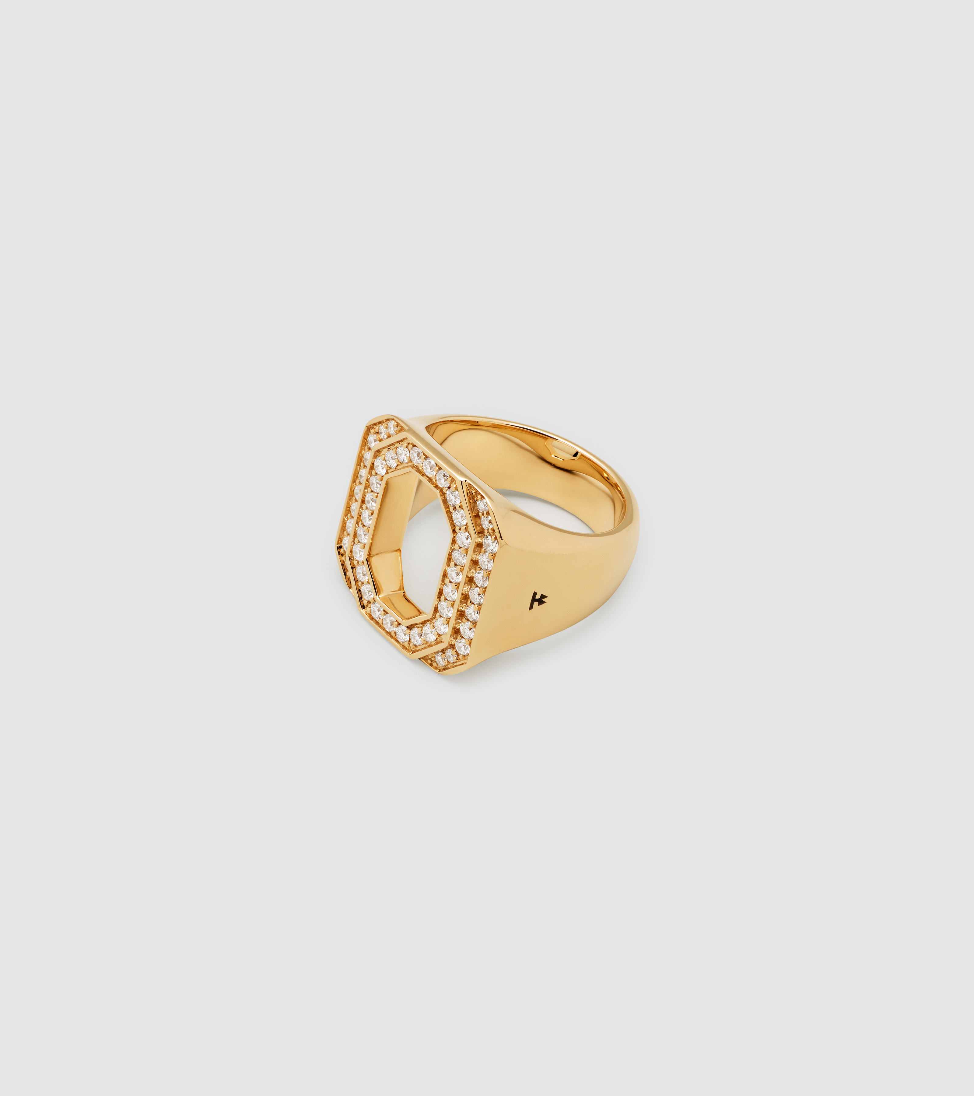 Crest Ring Gold - Tom Wood Project Official Online Store