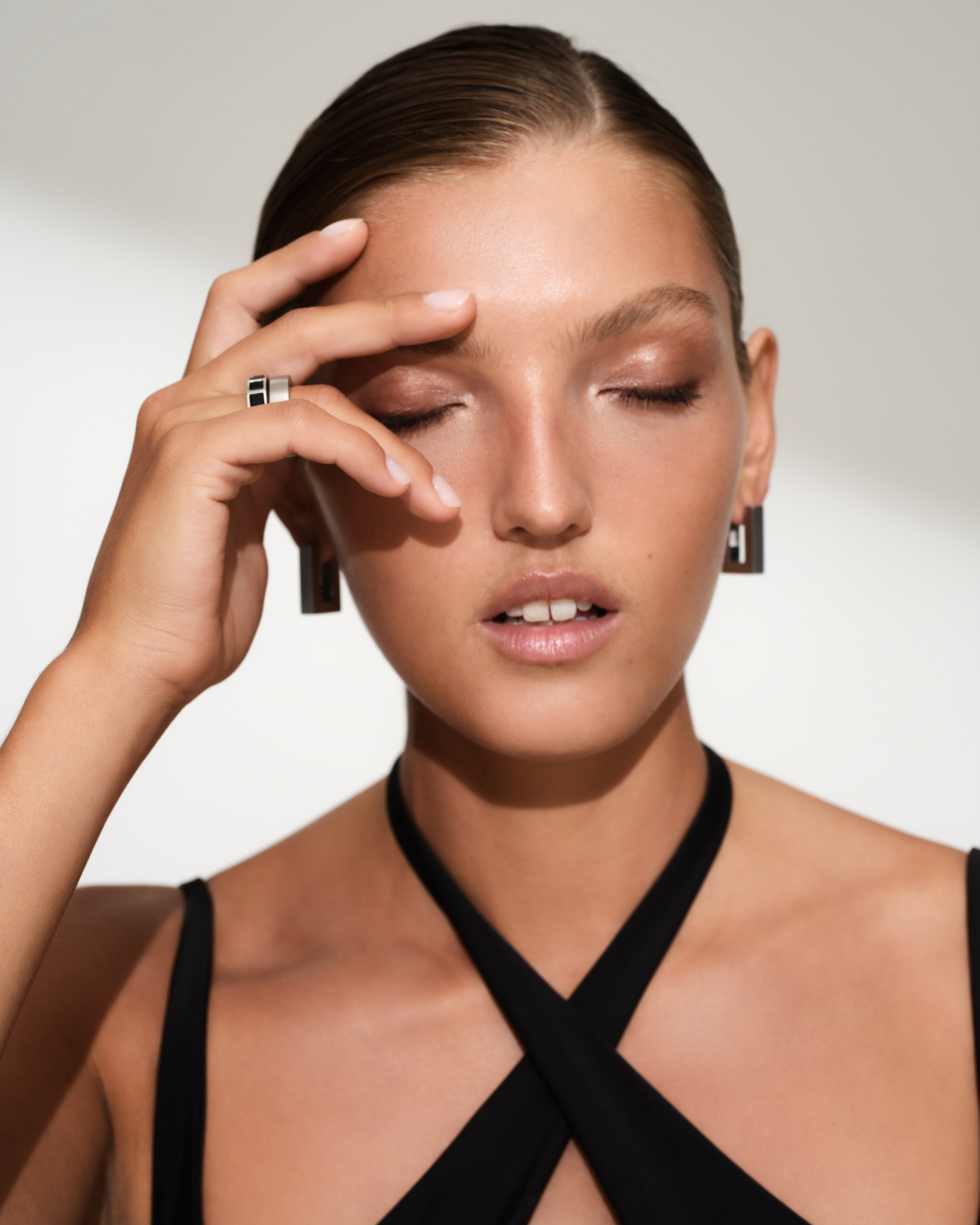 Square Hoops Gold - Tom Wood Project Official Online Store