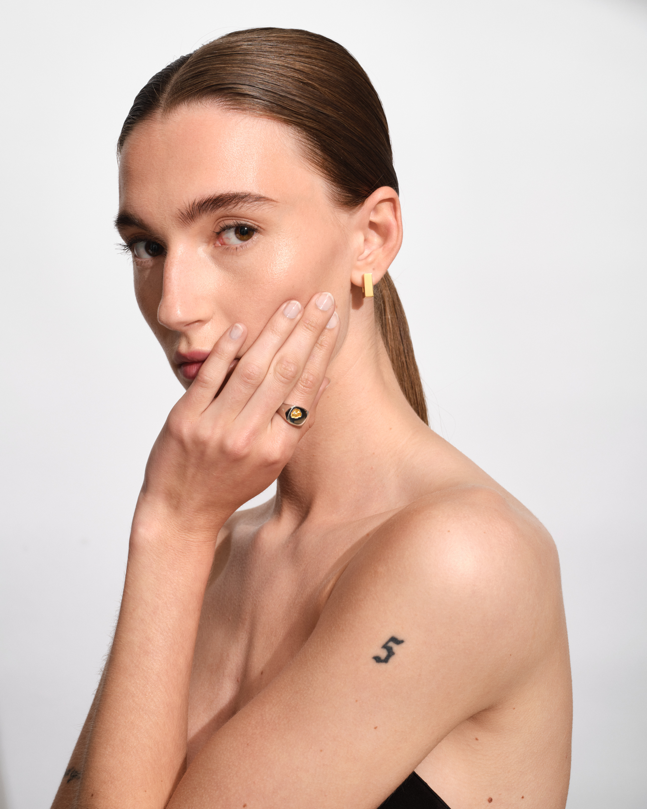 Mined Ring Small Diamond - Tom Wood Project Official Online