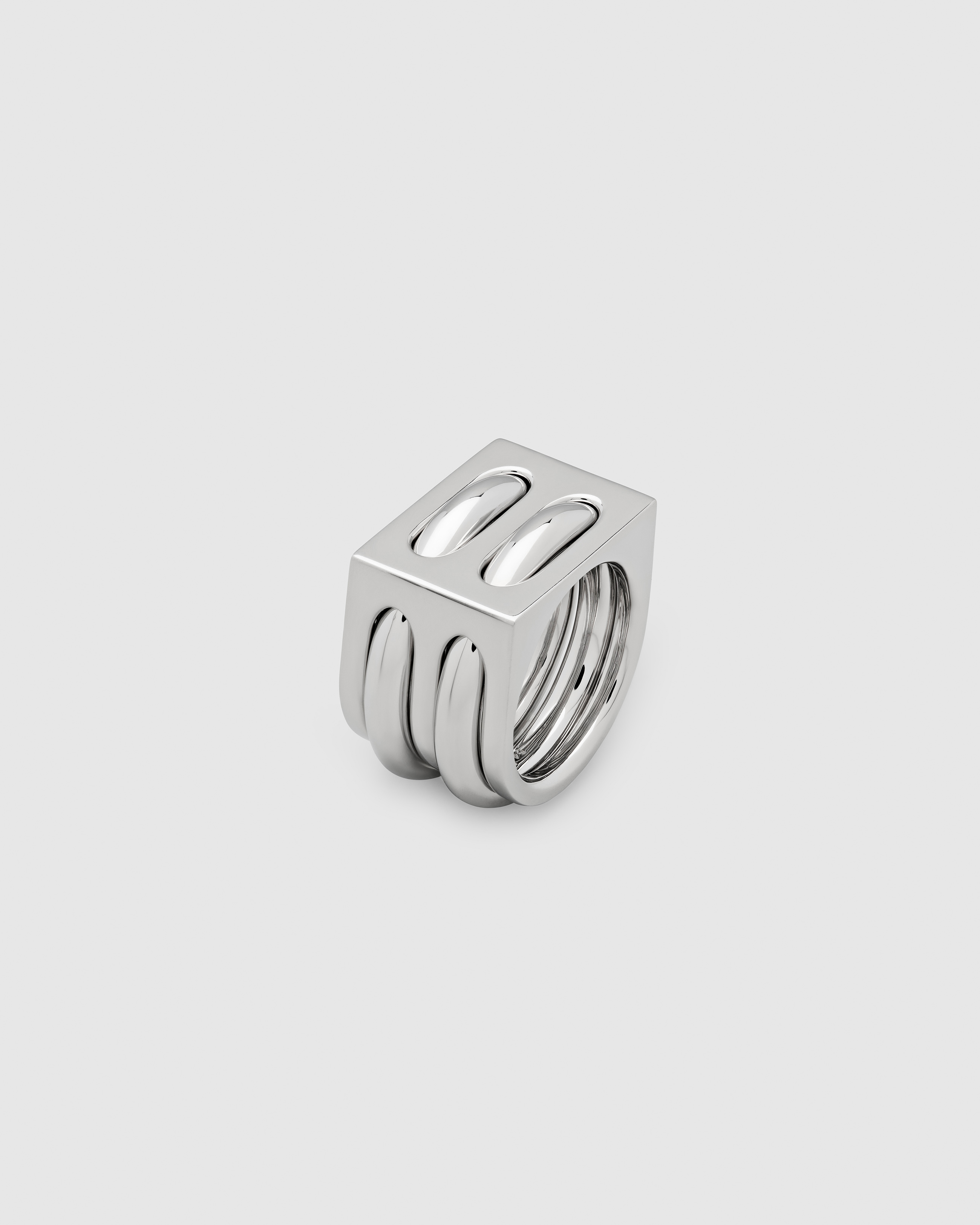 Cage Ring Double Gold - Tom Wood Project Official Online Store