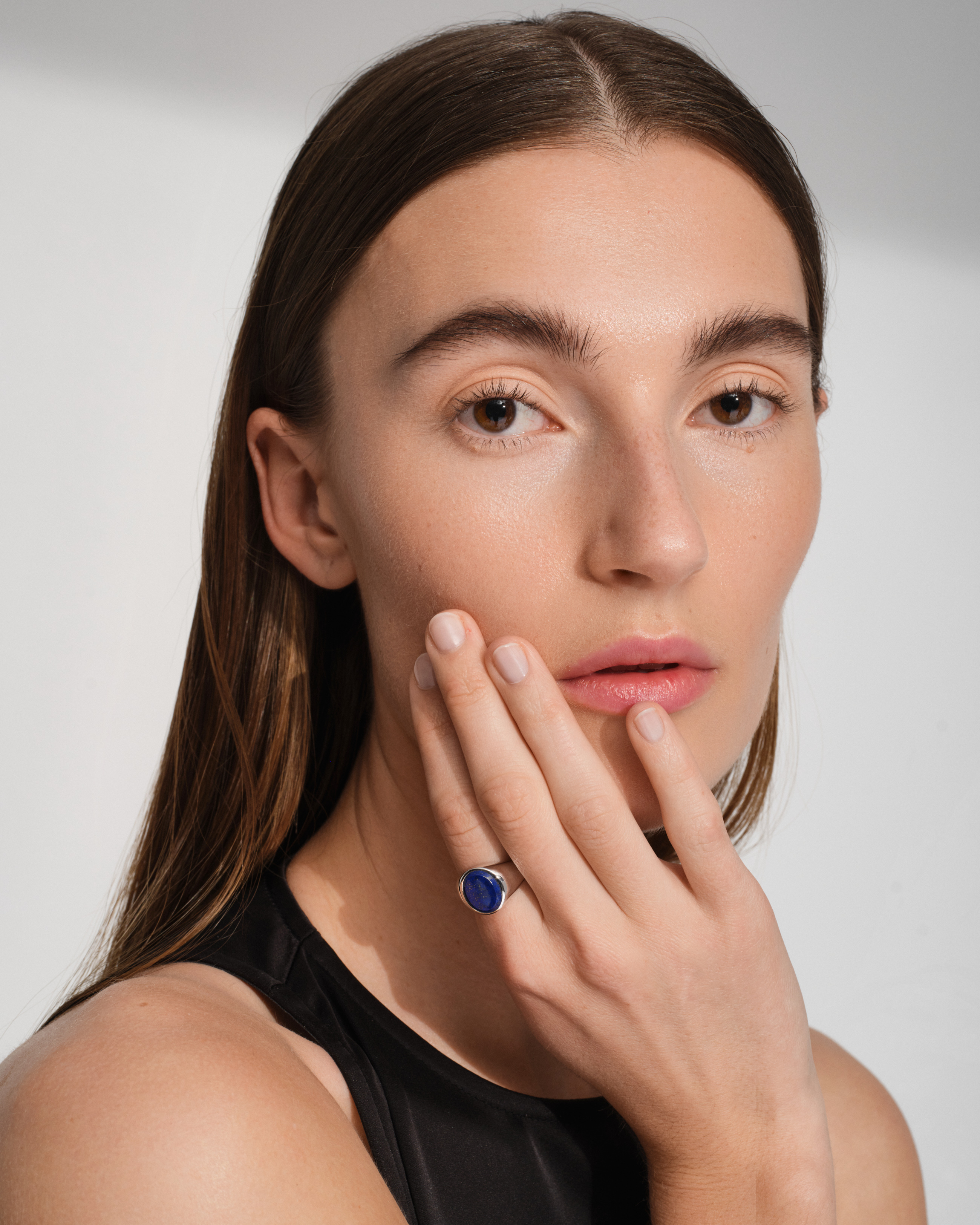 Lizzie Ring Polished Onyx - Tom Wood Project Official Online