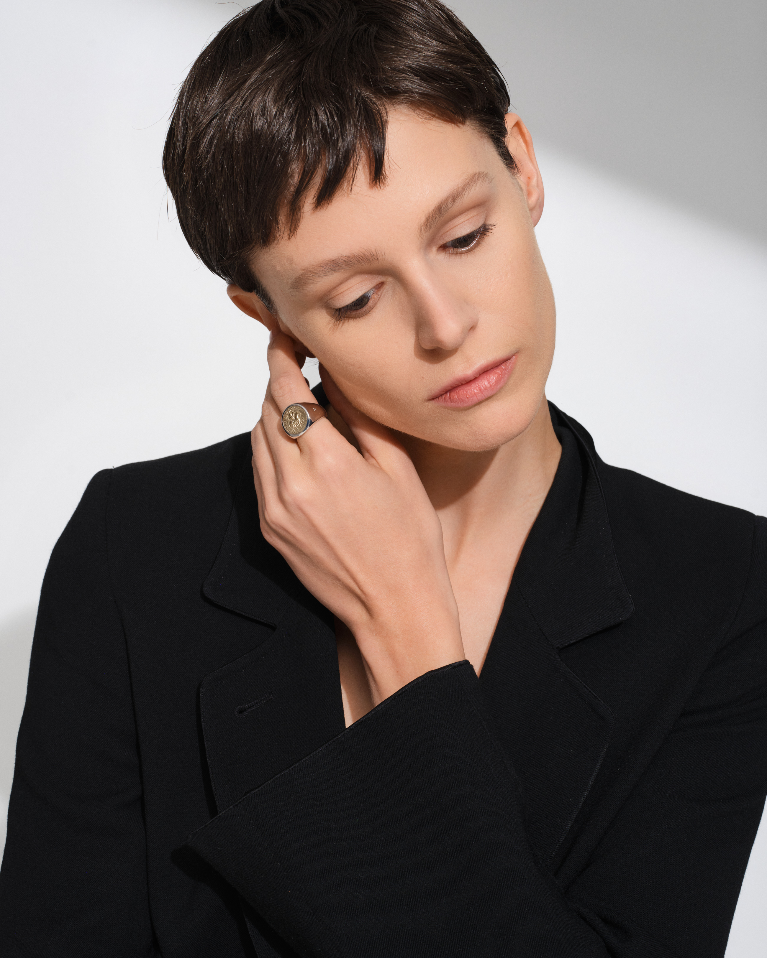 Coin Ring Gold - Tom Wood Project Official Online Store