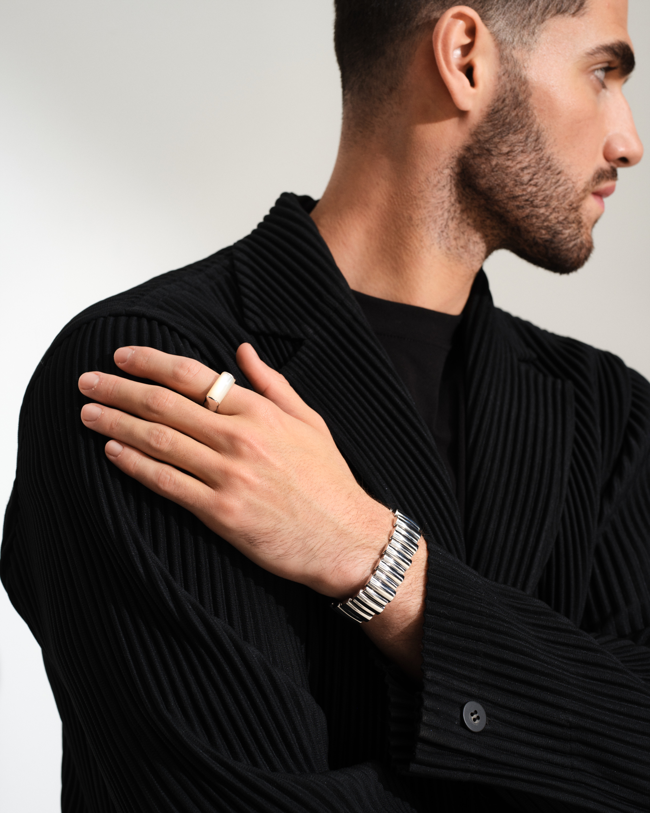 Crest Ring Blue Hawk Eye - Tom Wood Project Official Online