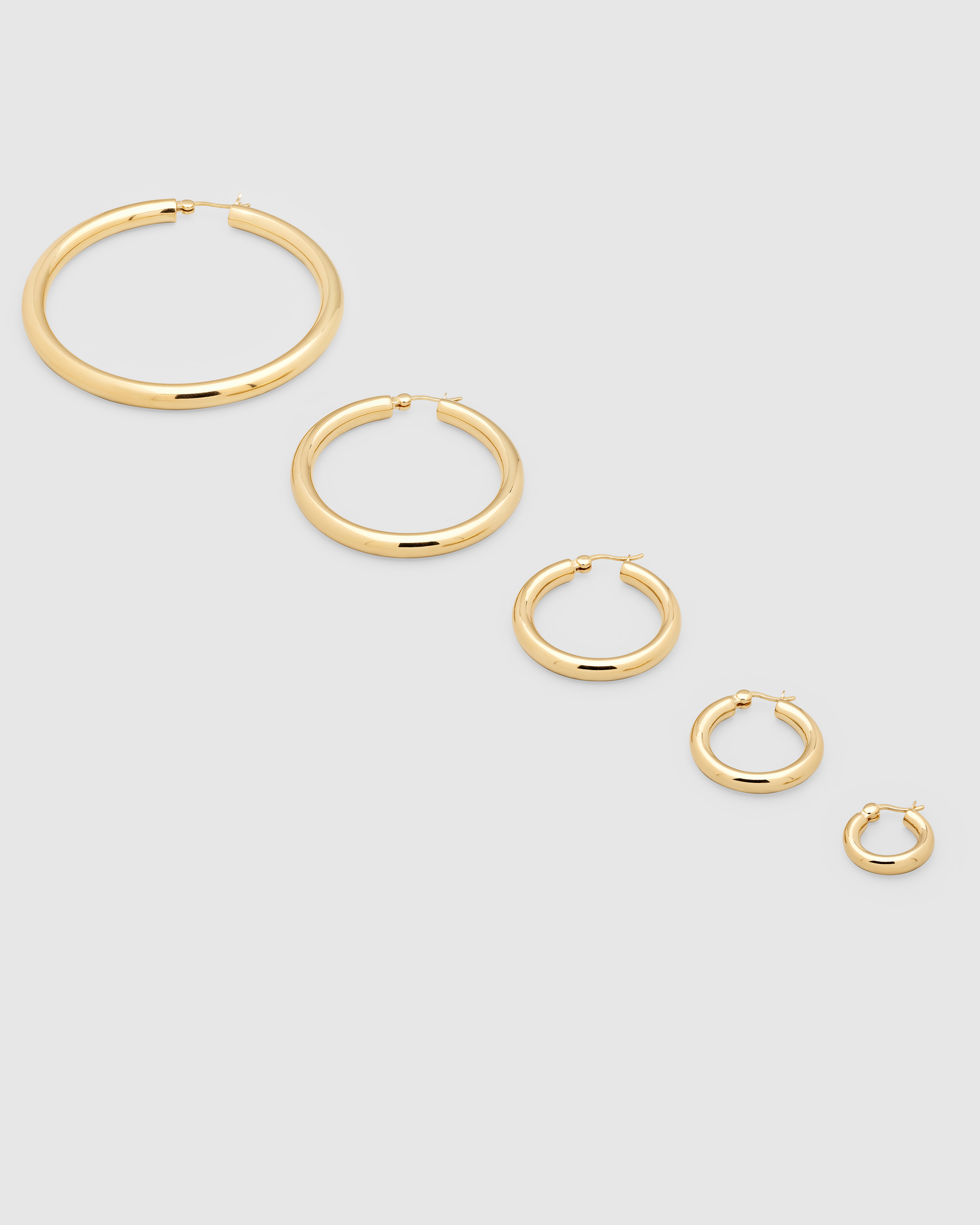 Tom Wood Infinity crystal rock hoop earrings - Silver