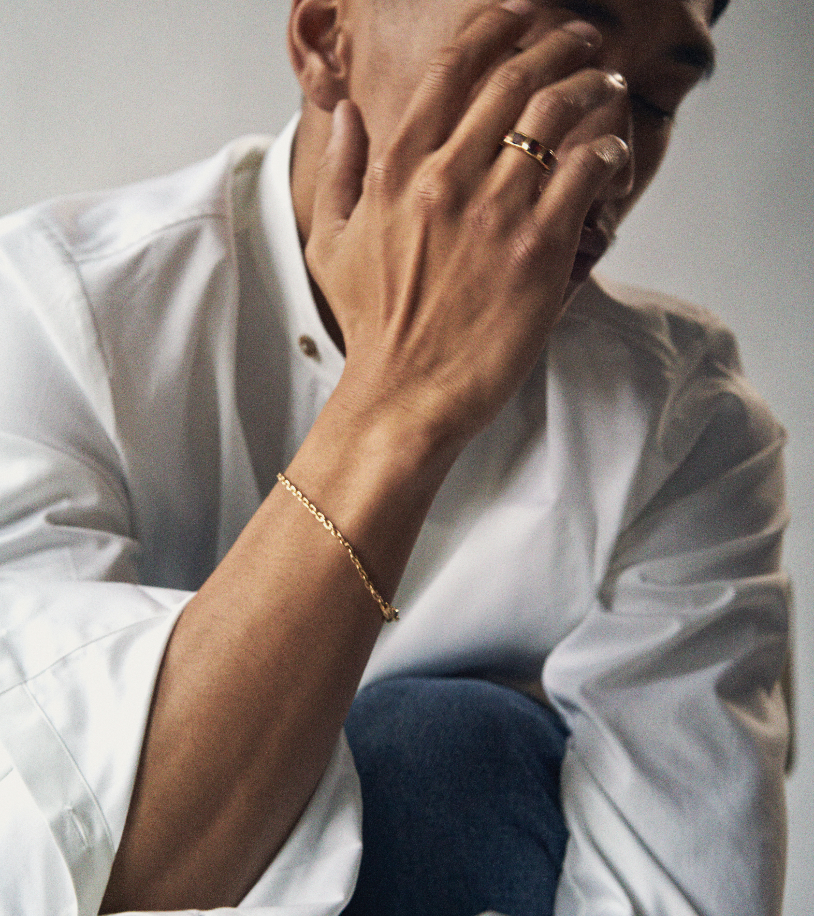 Anker Bracelet Gold - Tom Wood Project Official Online Store