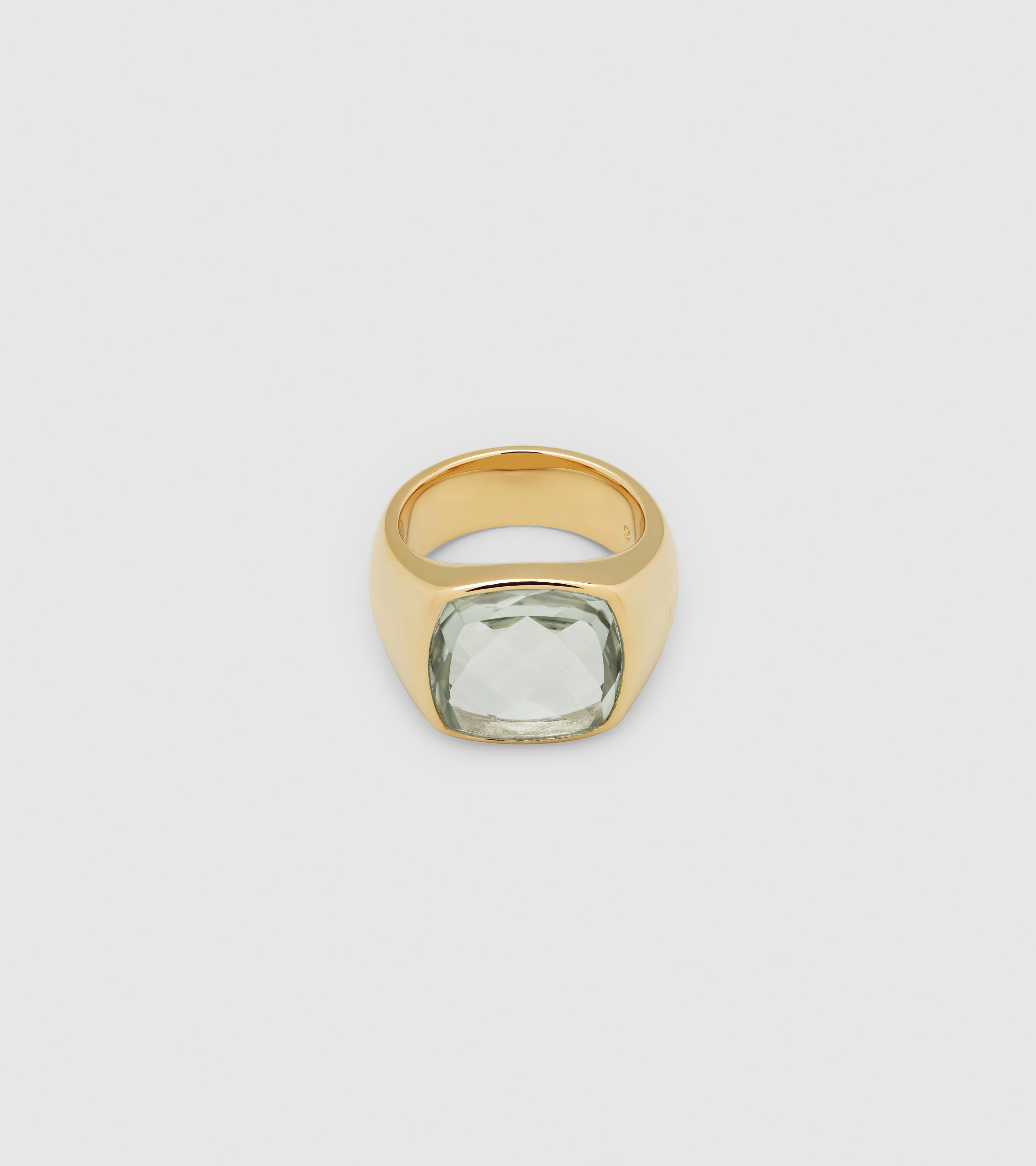 Shelby Ring Green Quartz Gold - Tom Wood Project Official Online  