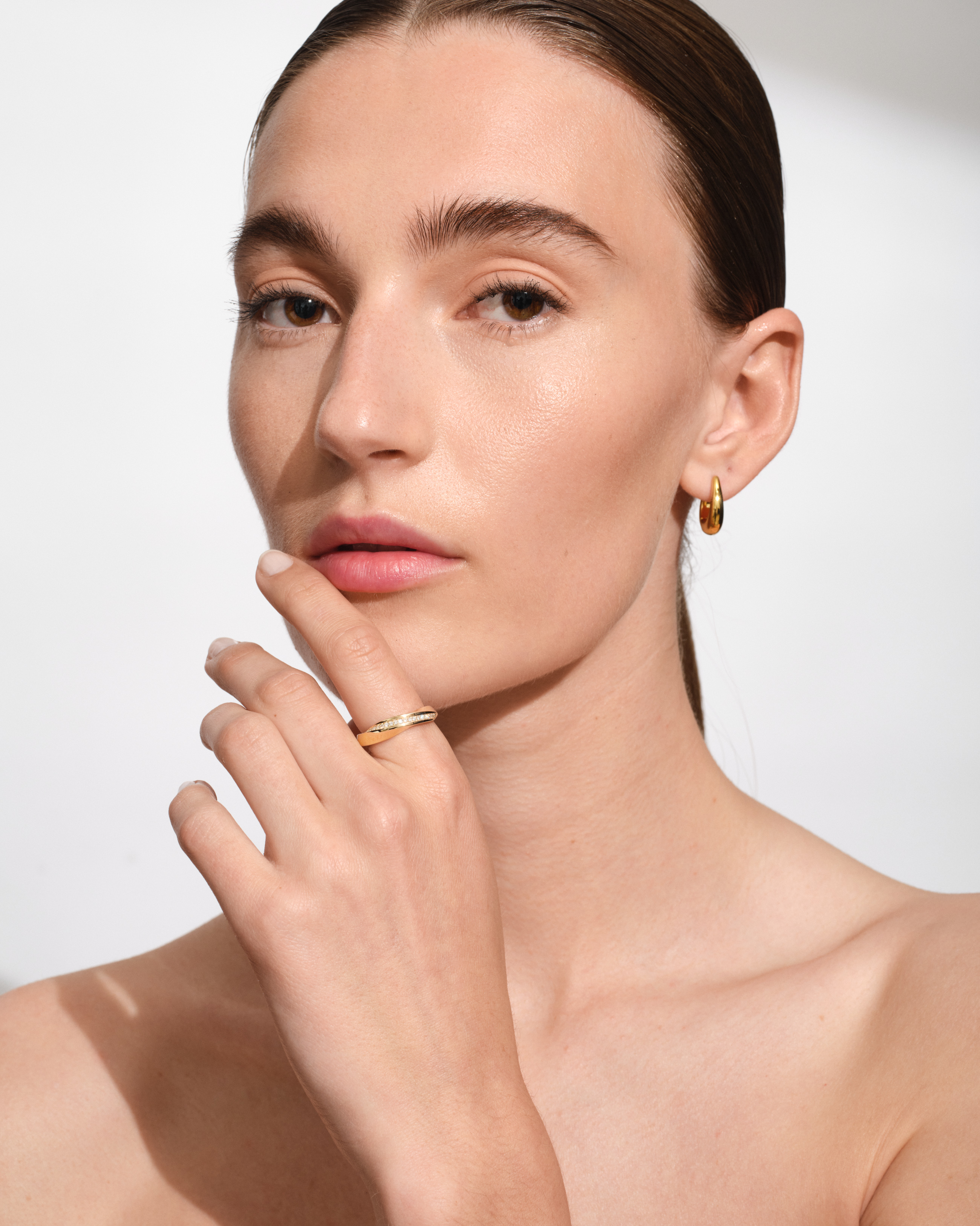 Ice Hoop Small Gold - Tom Wood Project Official Online Store