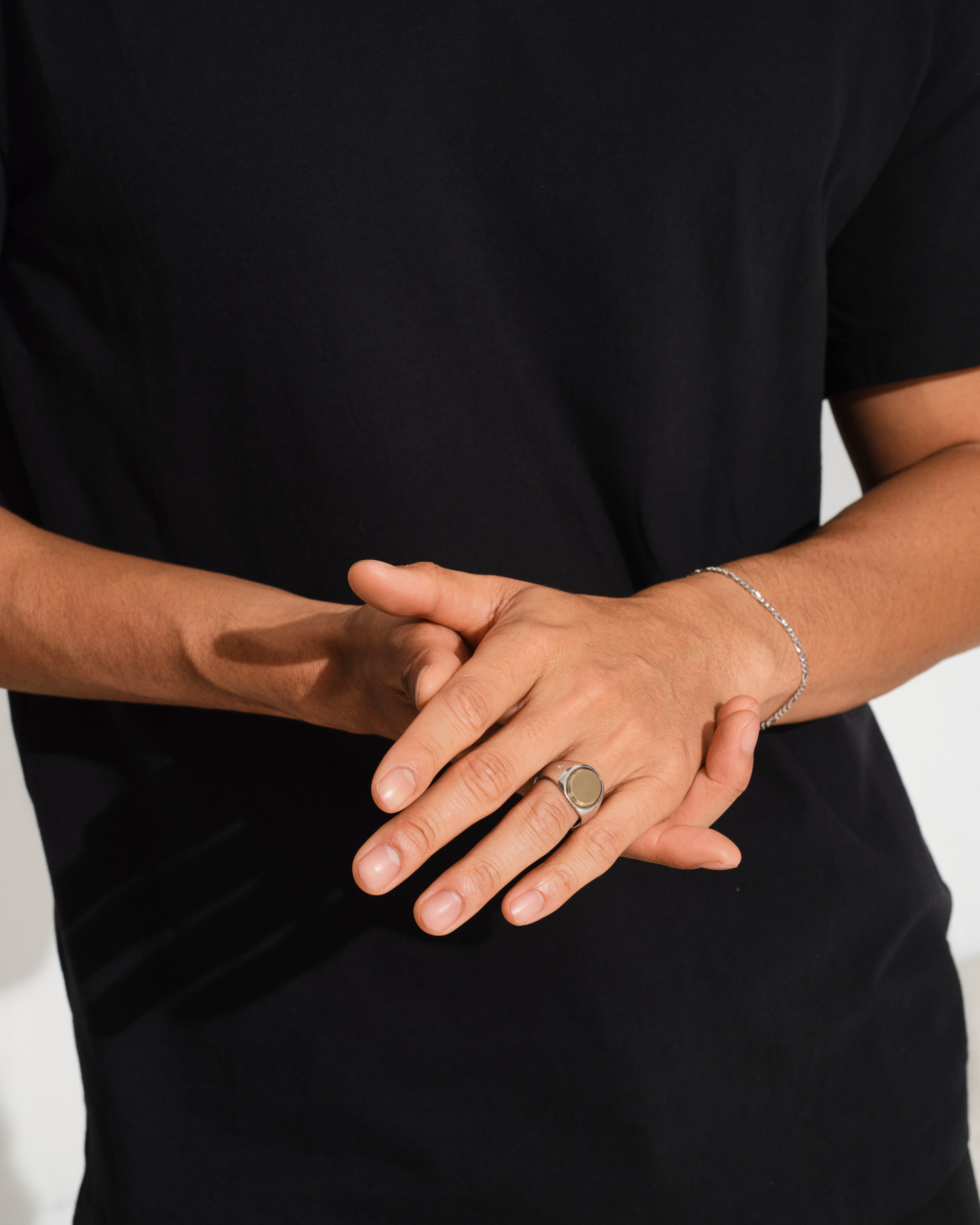 Kay Ring Polished Onyx - Tom Wood Project Official Online Store