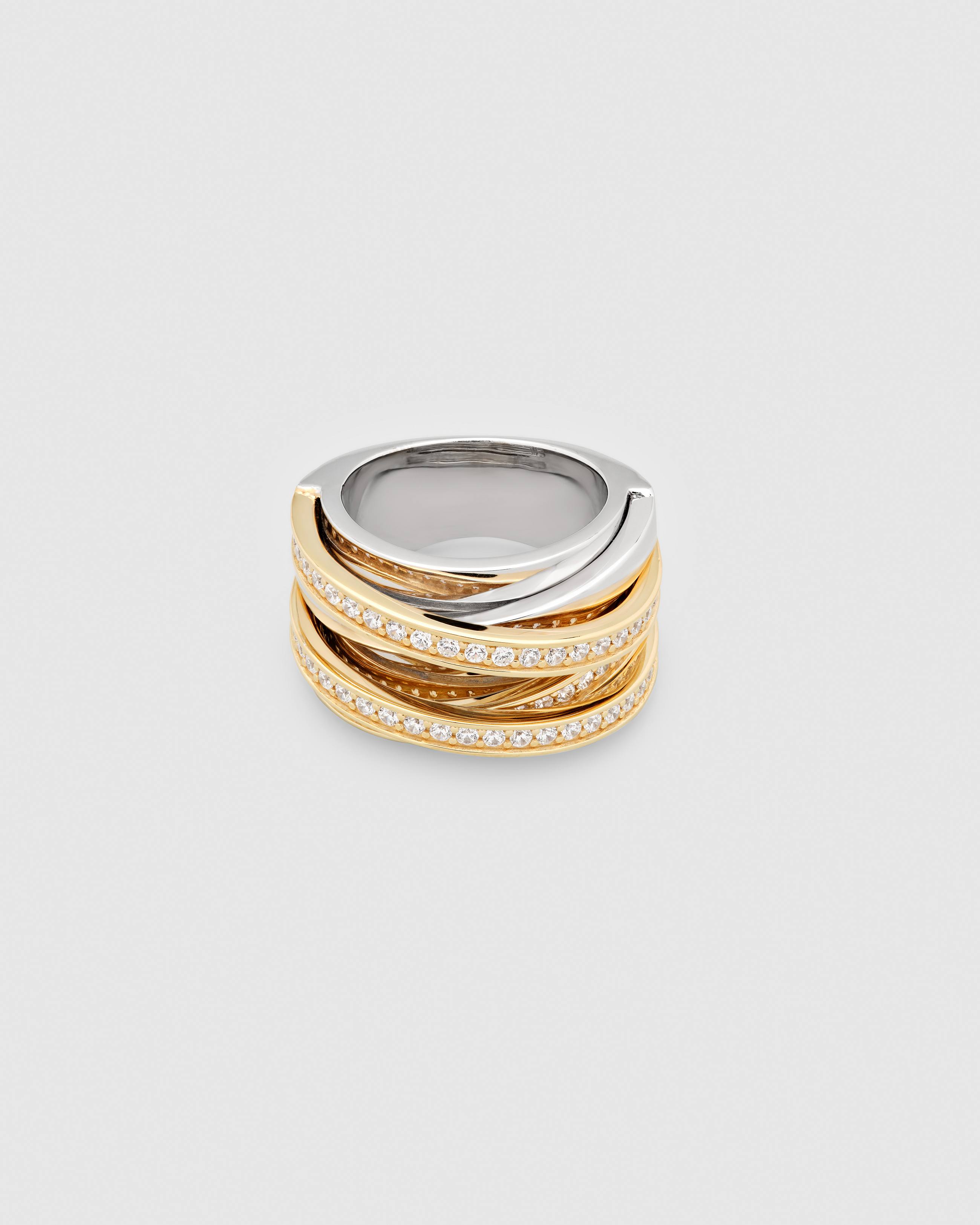 Orb Ring Slim Duo Diamond - Tom Wood Project Official Online Store