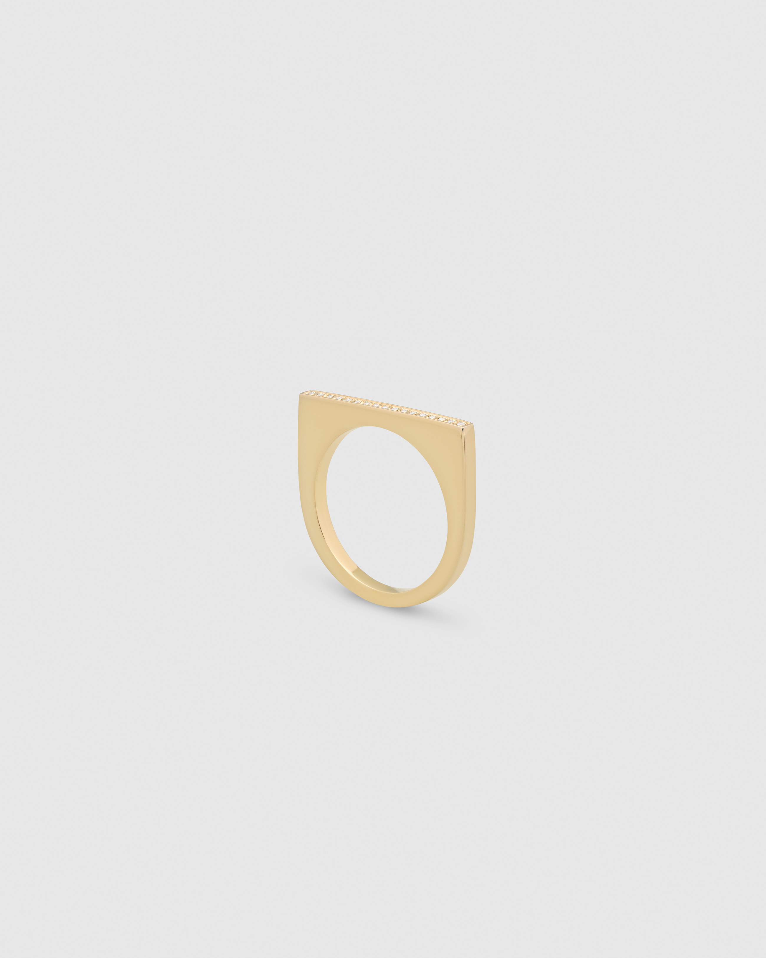 Split Ring Gold Diamond - Tom Wood Project Official Online Store