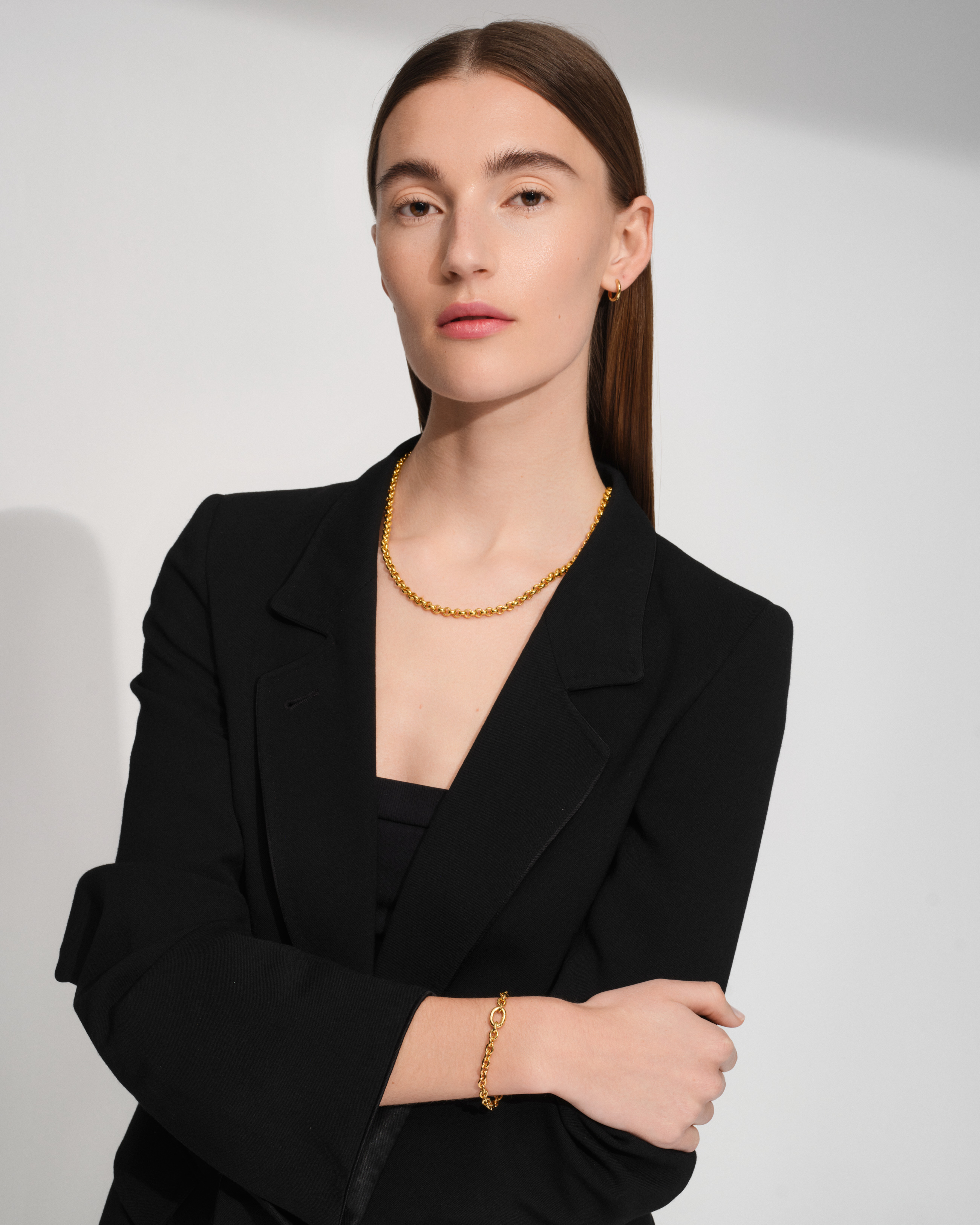 [宅送] - Gold Small Hoop Classic Tom Store Online Official Project Wood アクセサリー