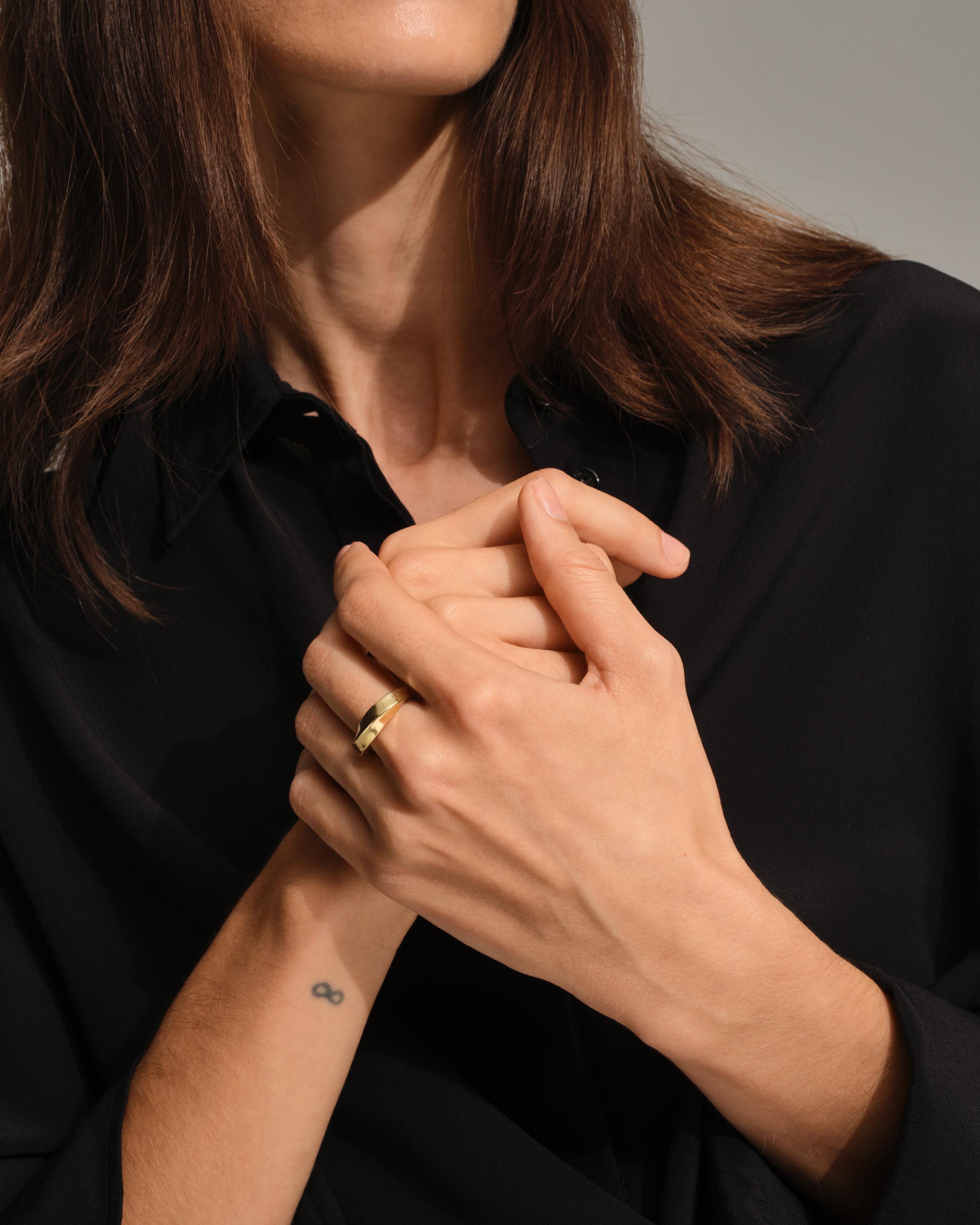 Infinity Band Slim Gold - Tom Wood Project Official Online Store