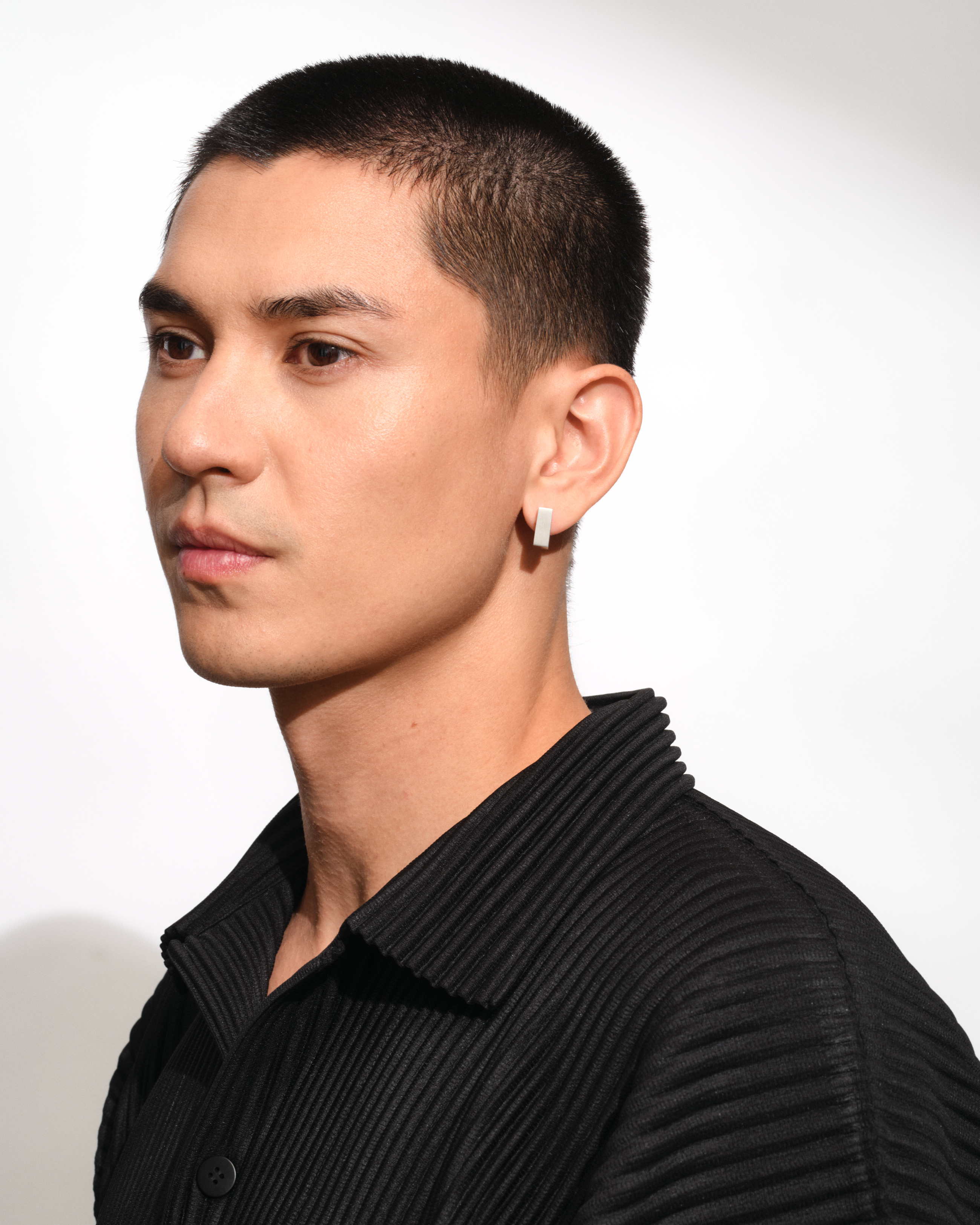 Square Hoops Satin - Tom Wood Project Official Online Store