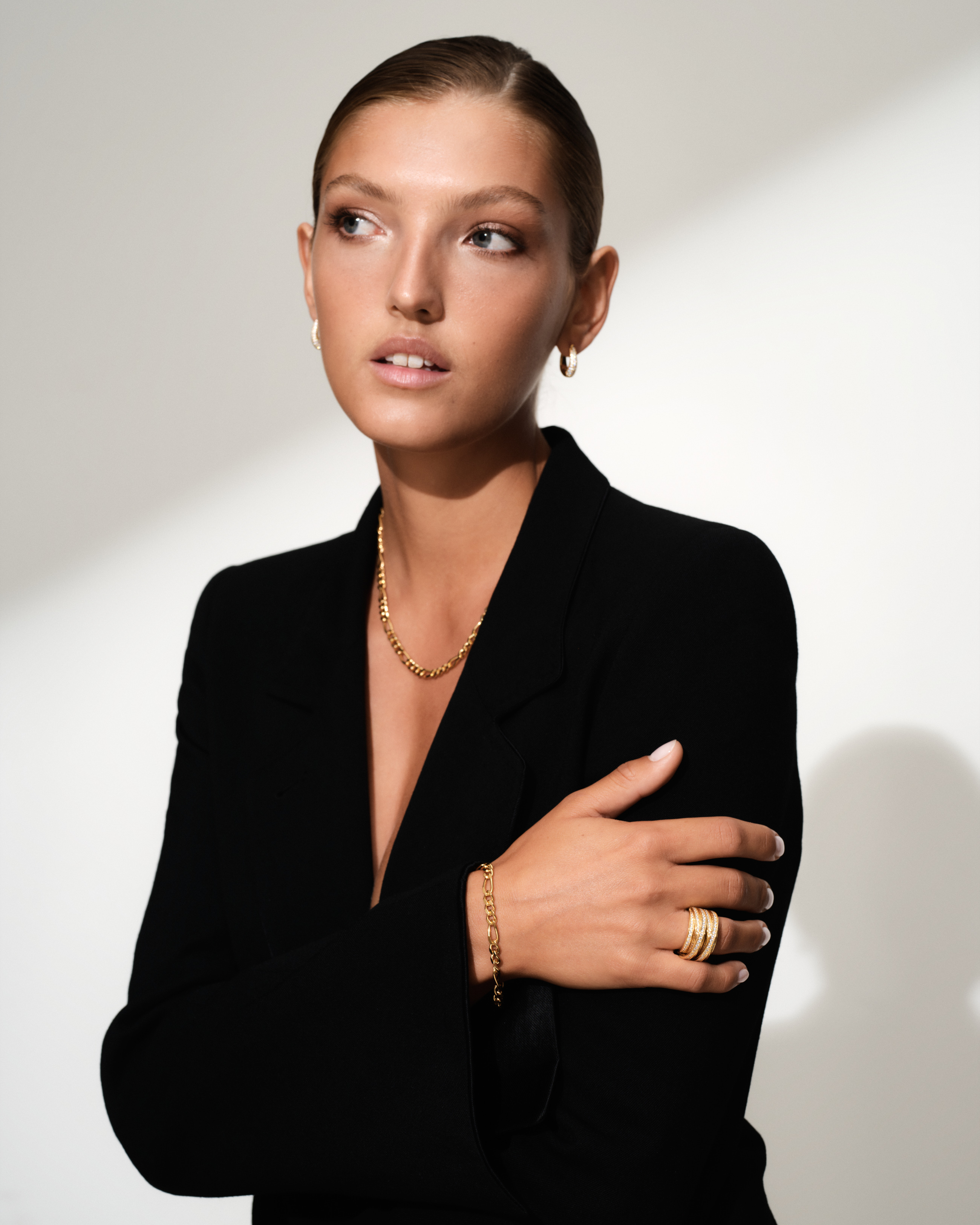 Thick Rolo Bracelet Gold - Tom Wood Project Official Online