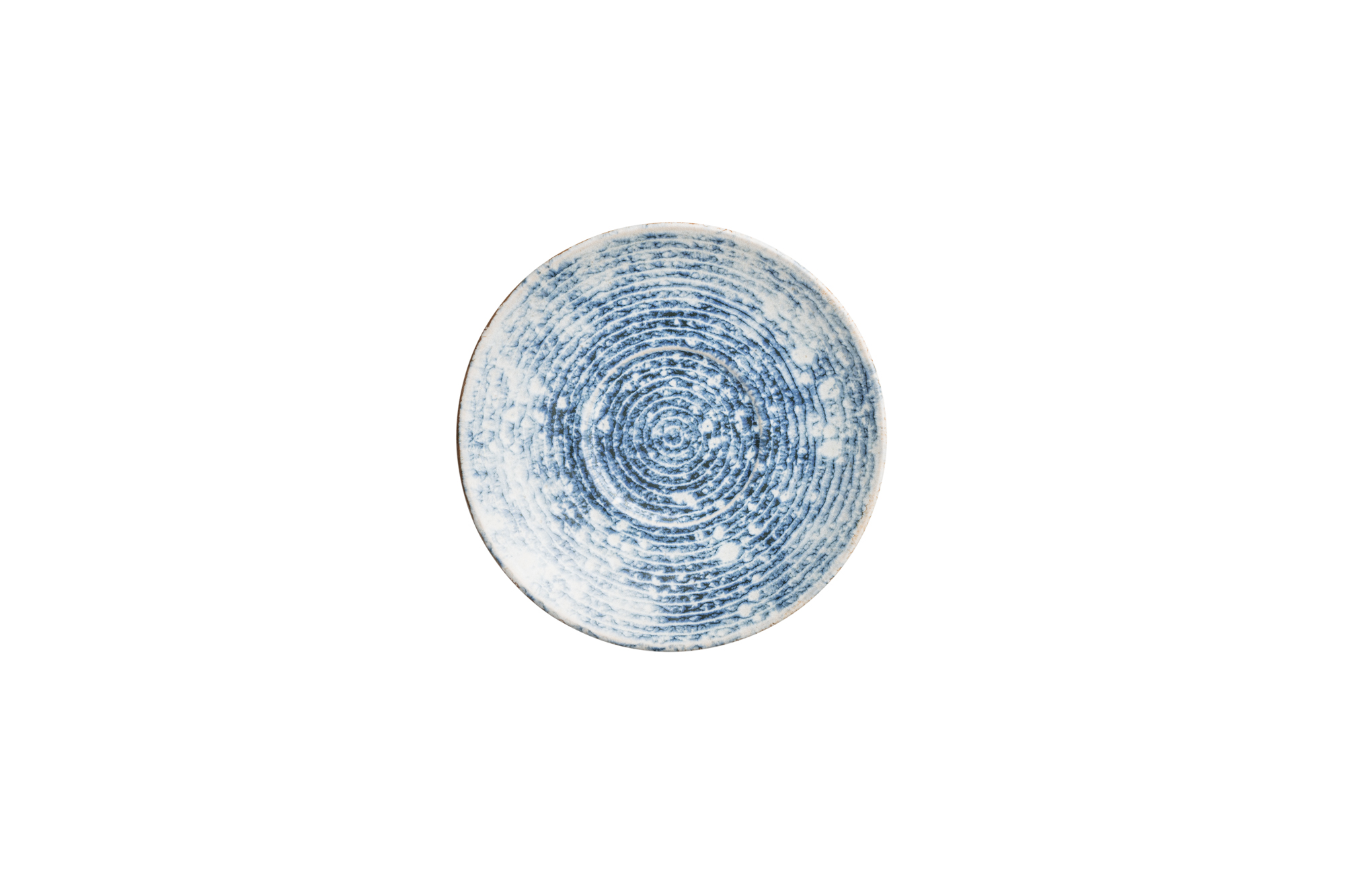 Rockzzero Coupe Arctic Stoneware Cup and Saucer Set, 220 ml, Pack of 6