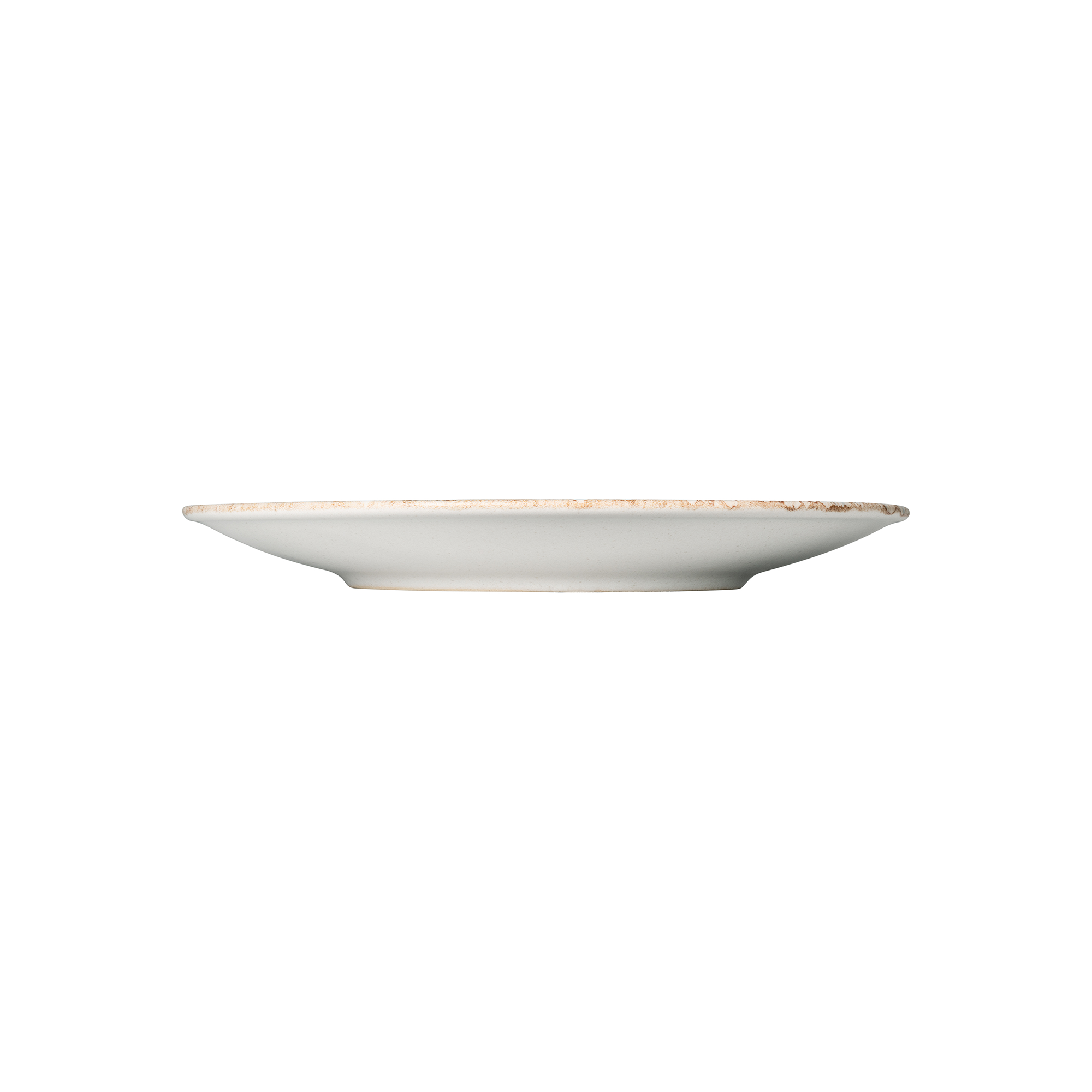 Rockzzero Coupe Arctic Stoneware Plate Set Dia 27.5 cm Pack of 6