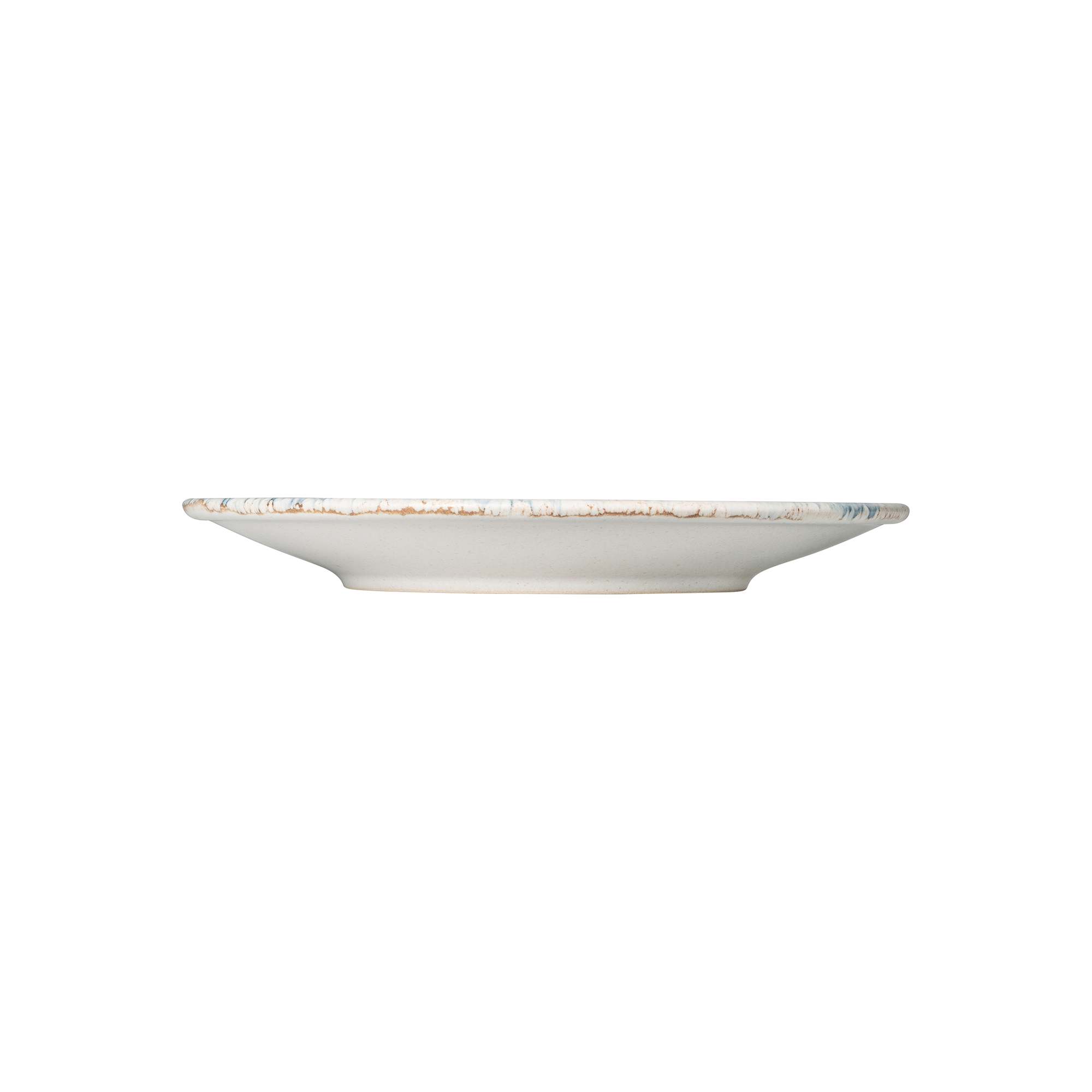 Rockzzero Coupe Arctic Stoneware Plate Set Dia 21 cm Pack of 6