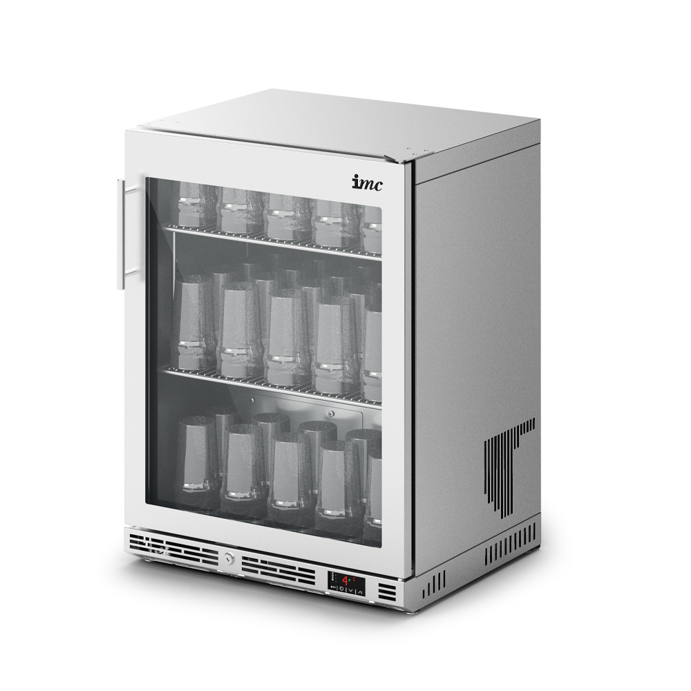 IMC Ventus VR60 Glass Froster [Front Load] - Full Front Glass Door - Stainless Steel Frame - H 800 m