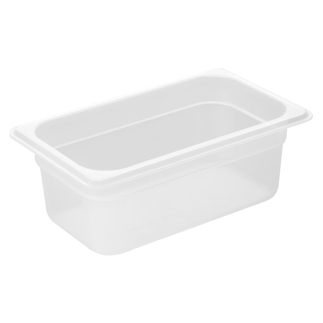 Caterboss Essentials Polypropylene 1/4 Gastronorm Container 100mm