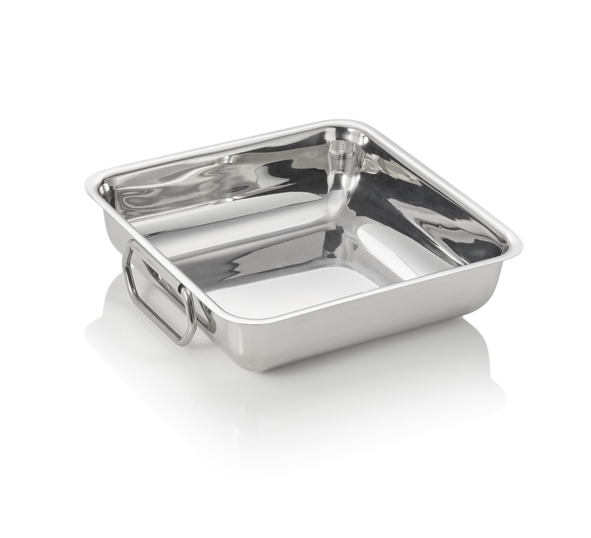 Cucina Roasting Pot/Tray Chrome Nickel Steel 25x25x7 cm