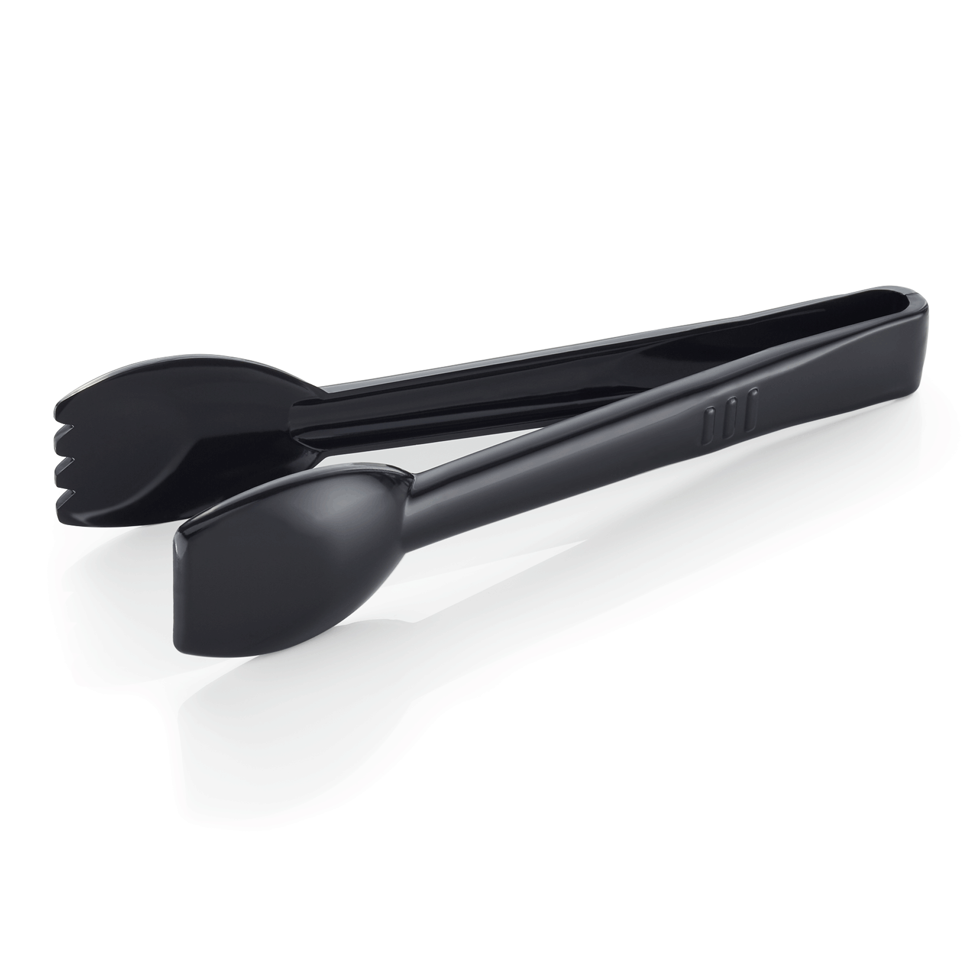 Salad/serving tongs Black Pack Size 6