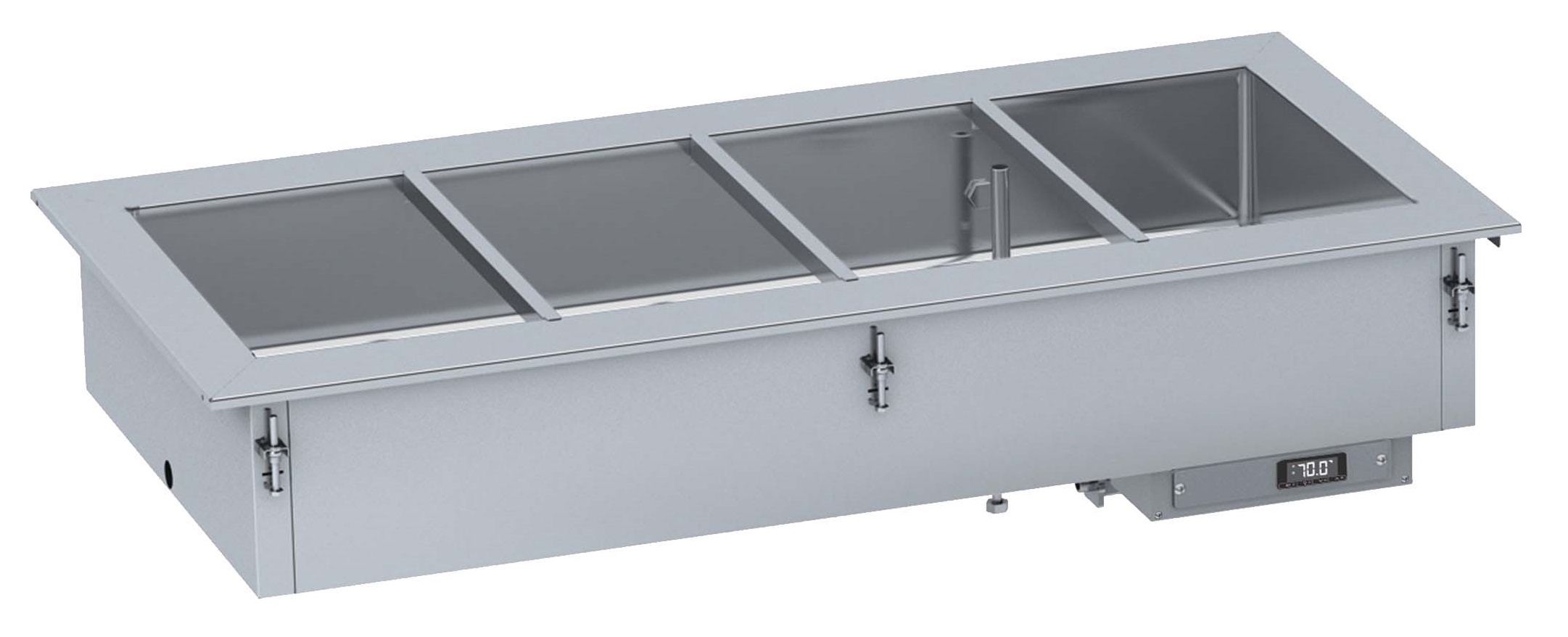 CombiSteel Drop-In Bain-Marie Unit 4/1 - MANUAL WATER FILLING