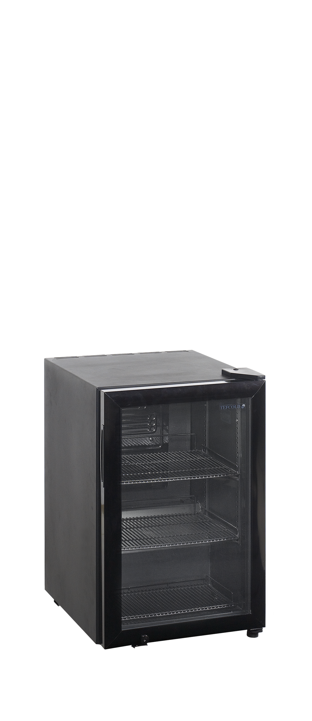 Tefcold BC60 Black, Glass Door
