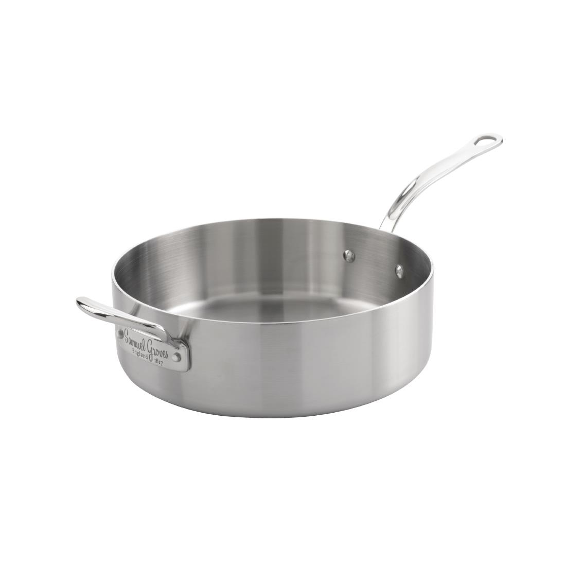 Samuel Groves Copper Core 5-Ply Saut&eacute; Pan 26cm