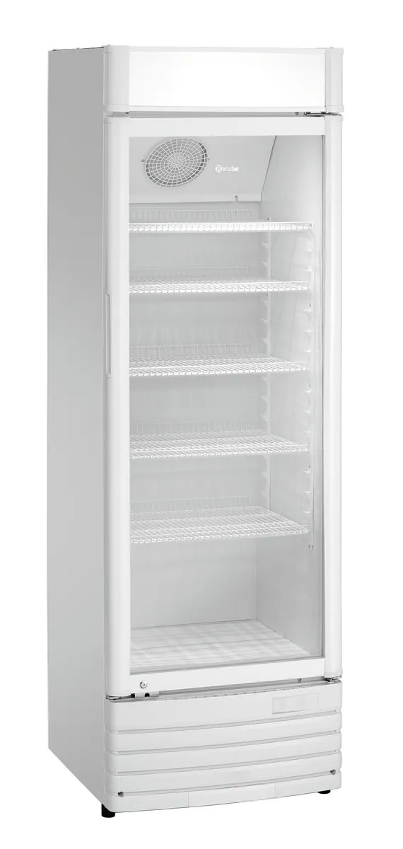 Bartscher Glass-doored refrigerator 302L WB