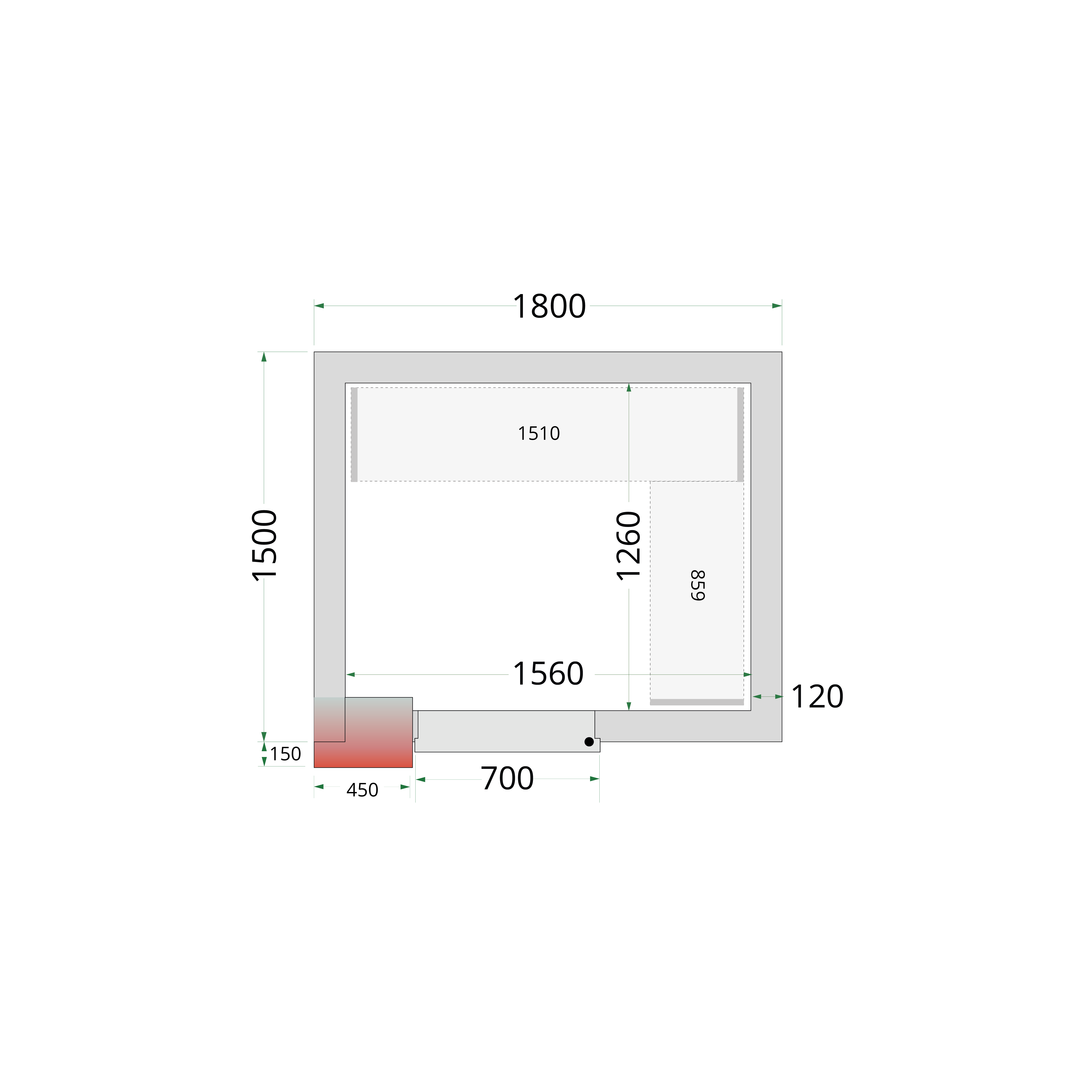 Tefcold CRNF1815 Shelf Kit CRNF1815