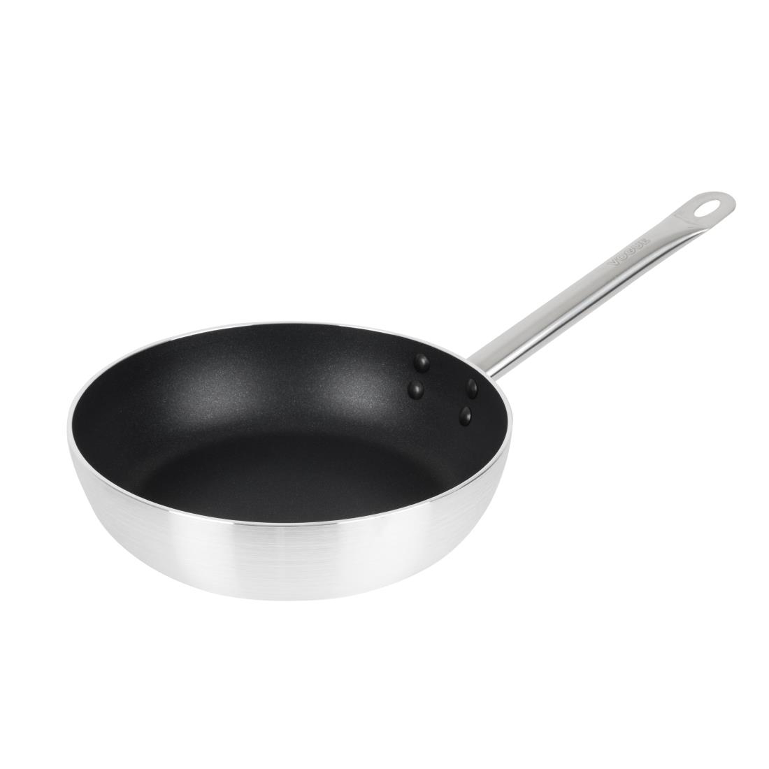 Vogue Aluminium Non-Stick Teflon Platinum Plus Saut&eacute; Pan 28cm
