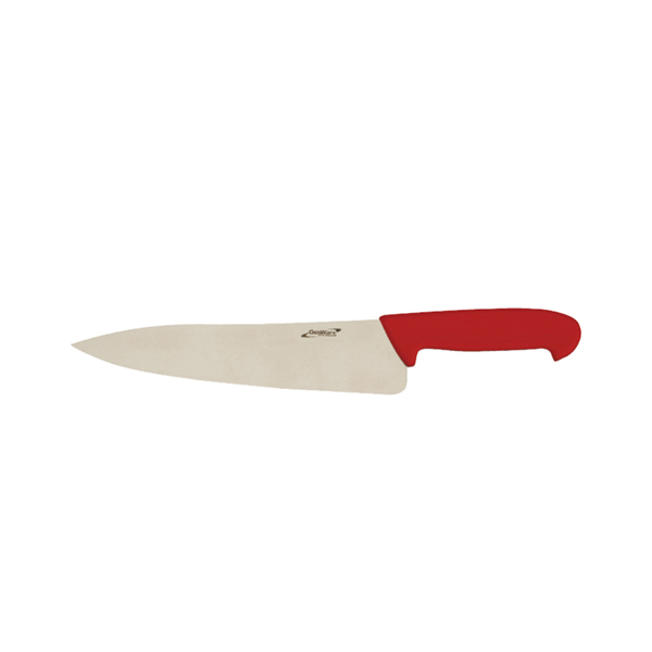 Genware 10'' Chef Knife Red