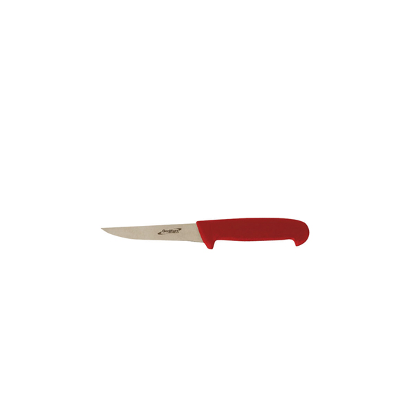 Genware 5" Rigid Boning Knife Red