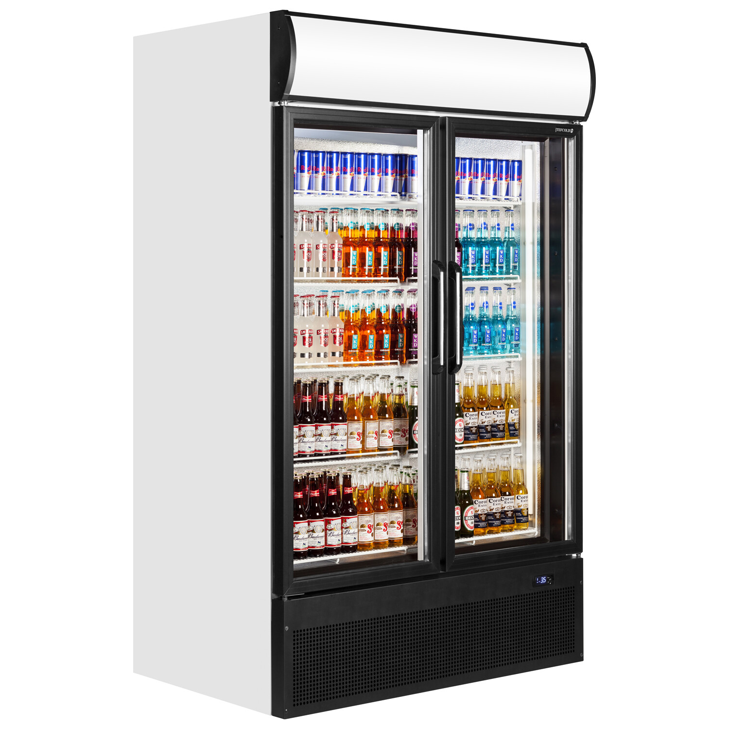 Tefcold FSC1200H White Hinged Door