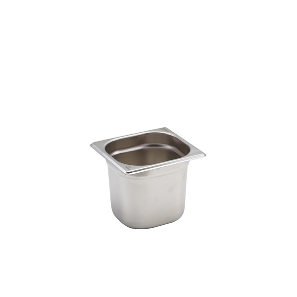 St/St Gastronorm Pan 1/6 - 150mm Deep