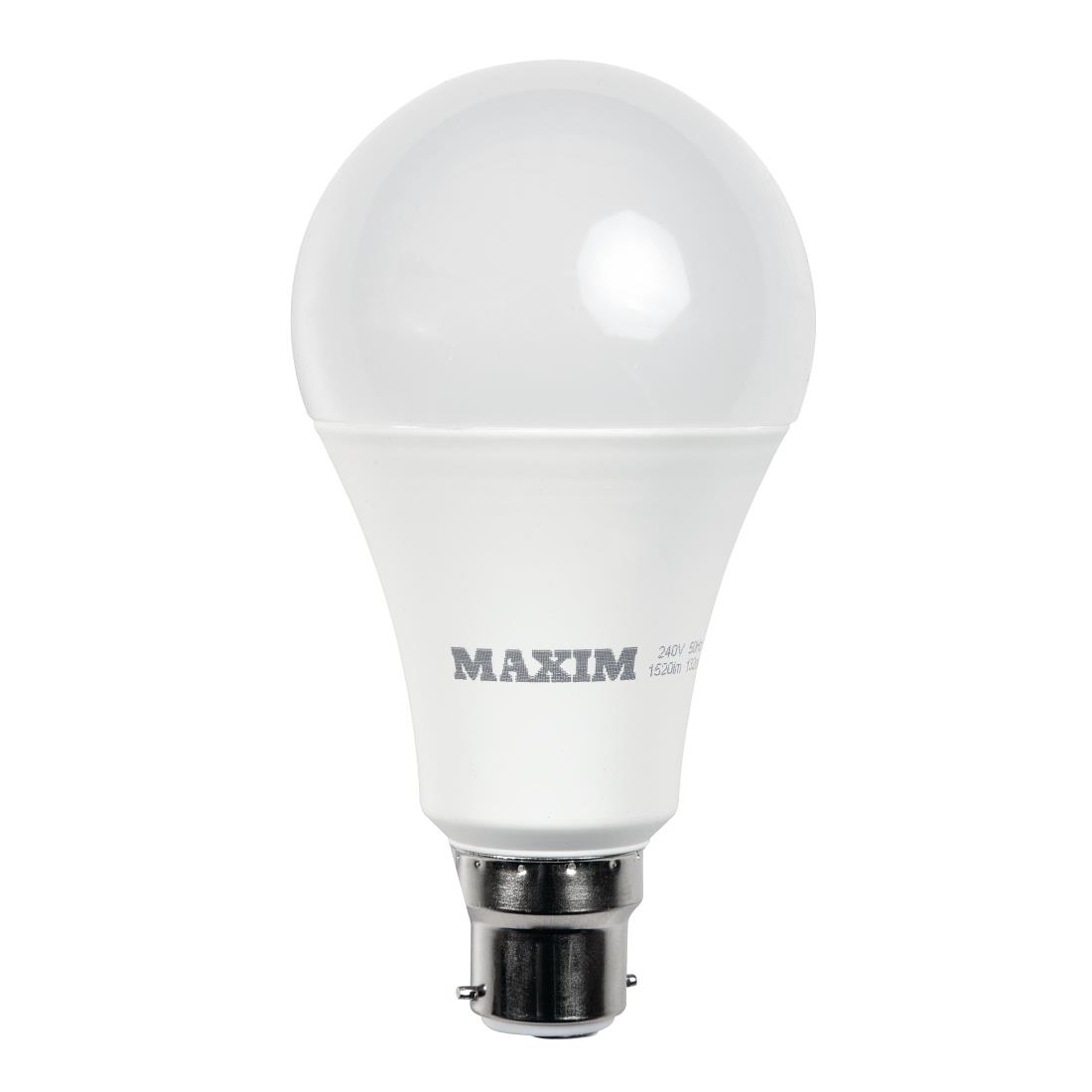 Status Maxim LED GLS Bayonet Cap Warm White 10W (10 pack)