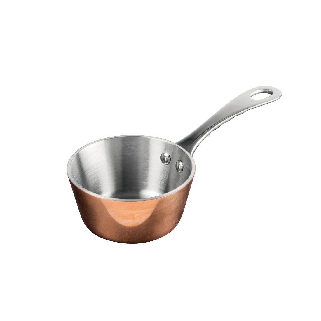 Vogue Mini Copper Tri Wall Saut&eacute; Pan 8cm