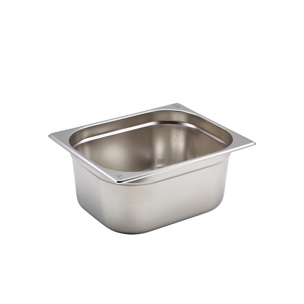 St/St Gastronorm Pan 1/2 - 150mm Deep